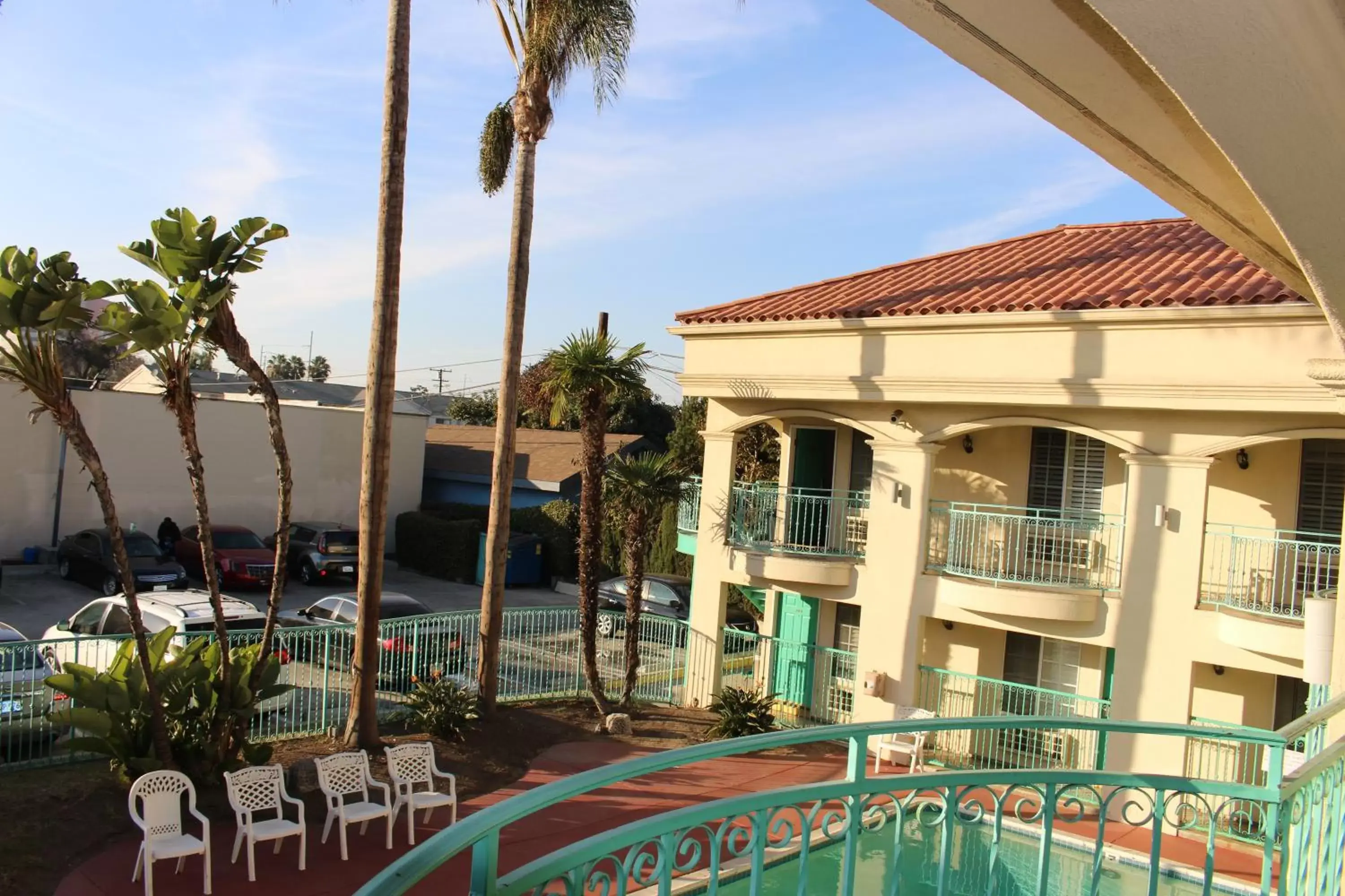 Balcony/Terrace in LYFE INN & SUITES by AGA - LAX Airport