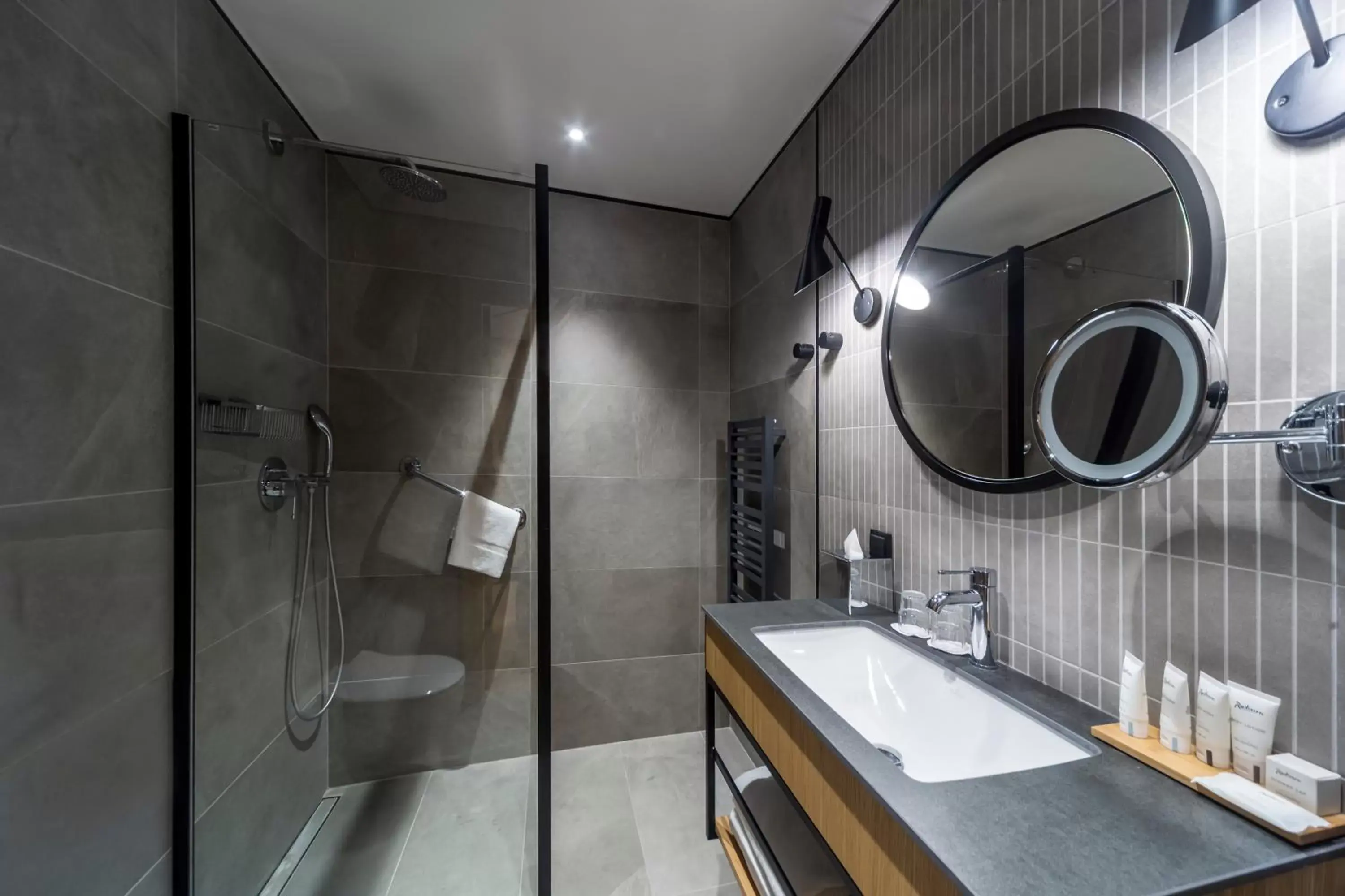 Shower, Bathroom in Radisson Hotel & Suites, Gdansk