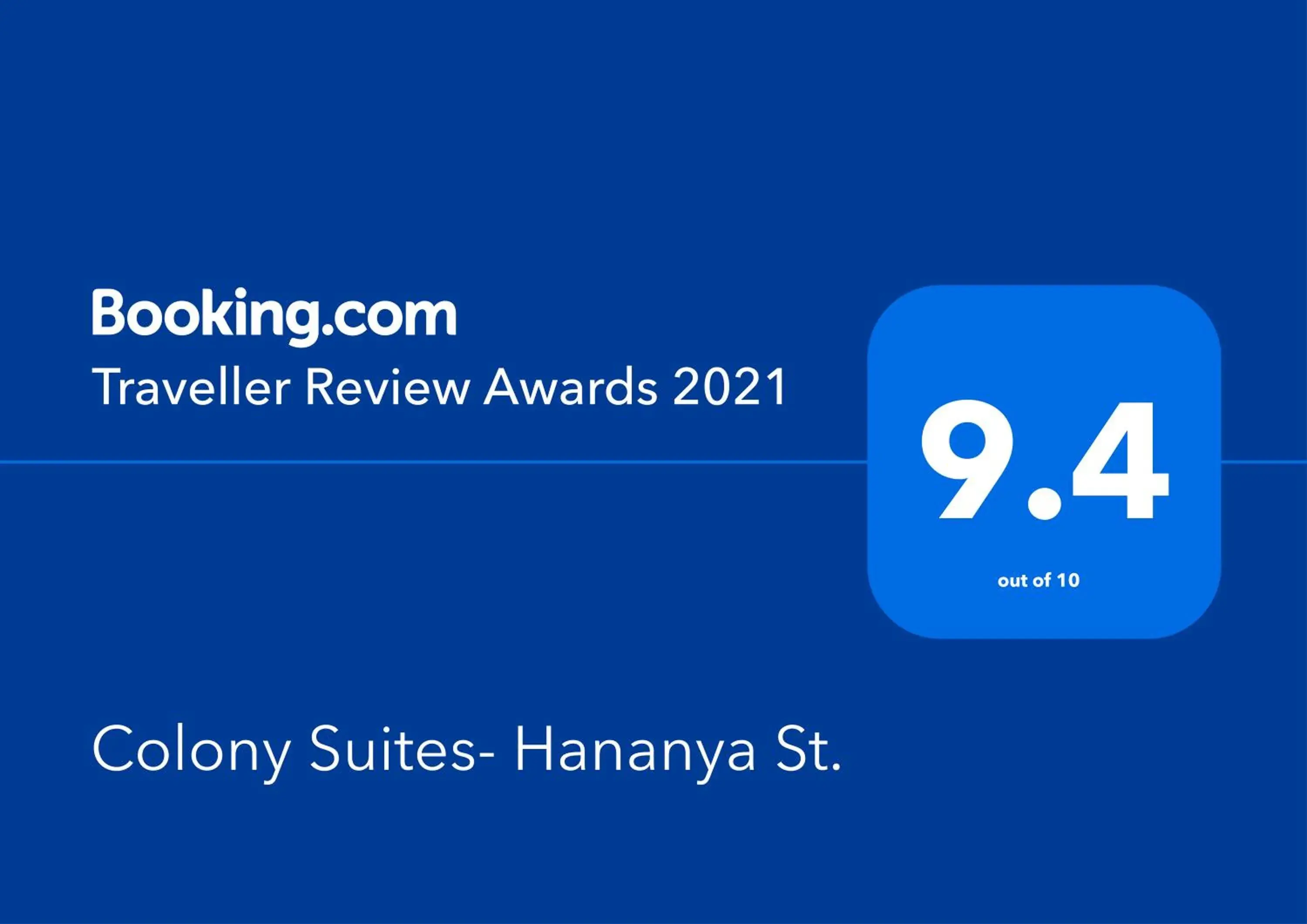 Colony Suites- Hananya St. Colony Suites- Hananya St.