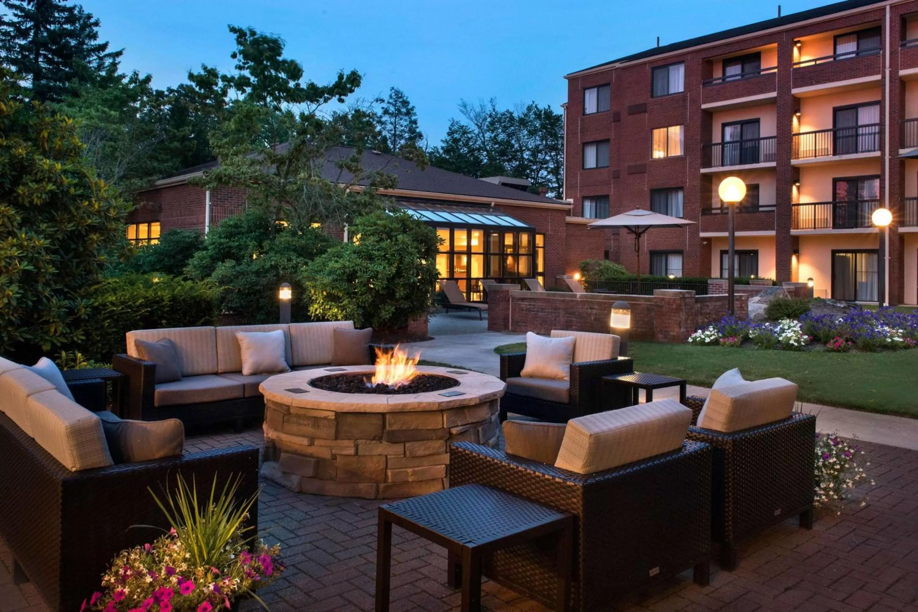 Patio in Sonesta Select Boston Stoughton