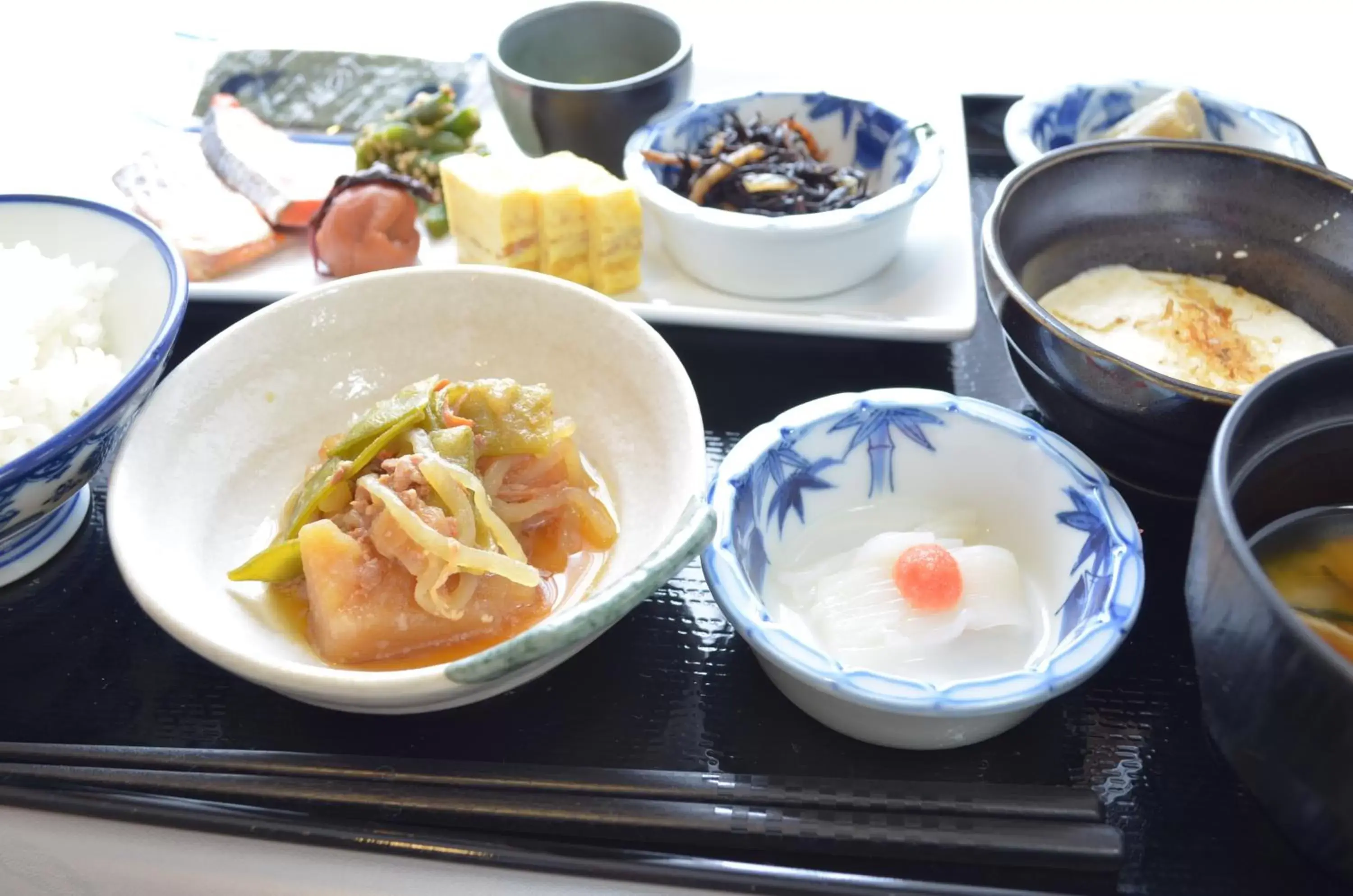 Buffet breakfast in Hotel Sunroute Sapporo