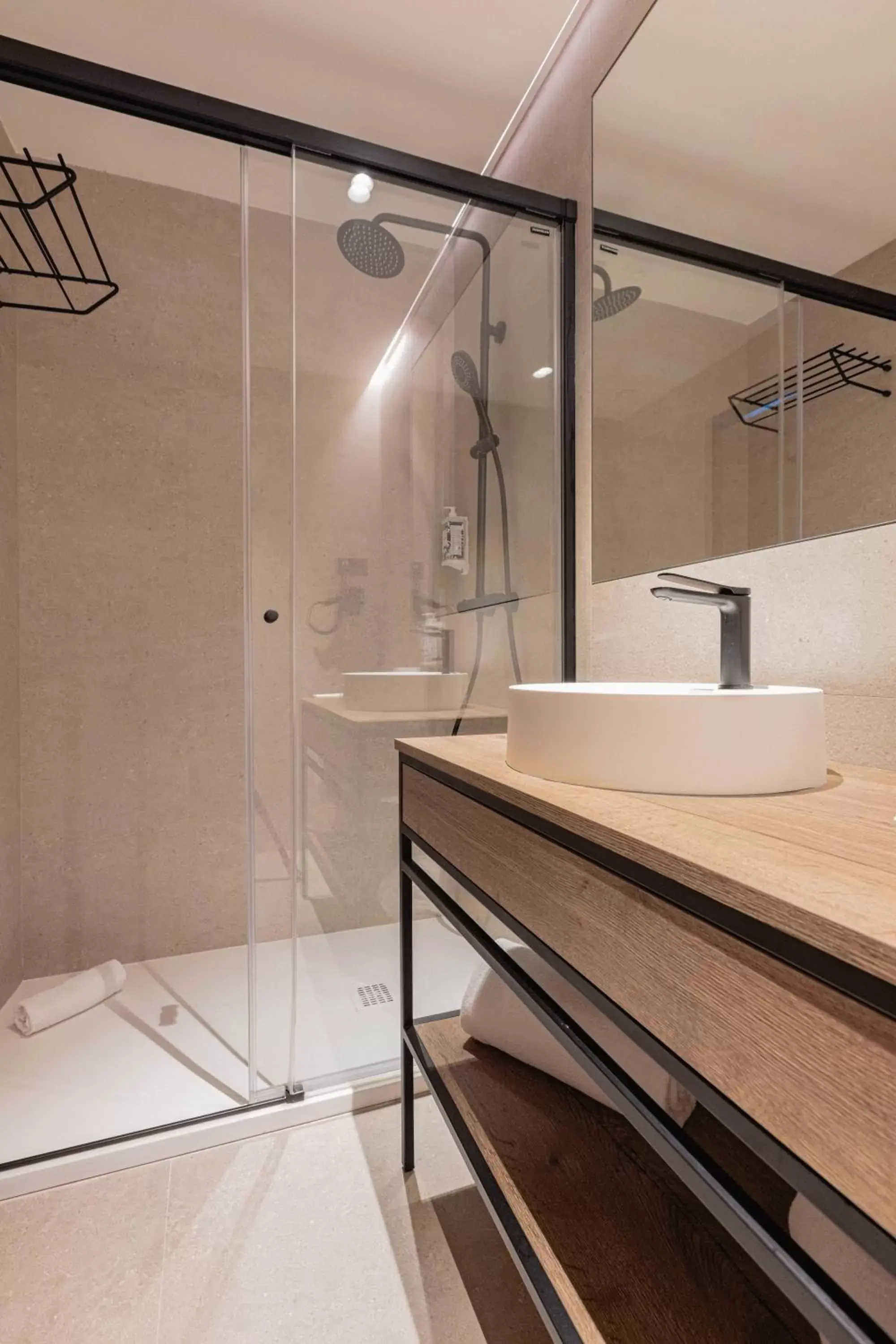 Shower, Bathroom in Bilder Boutique Hotel