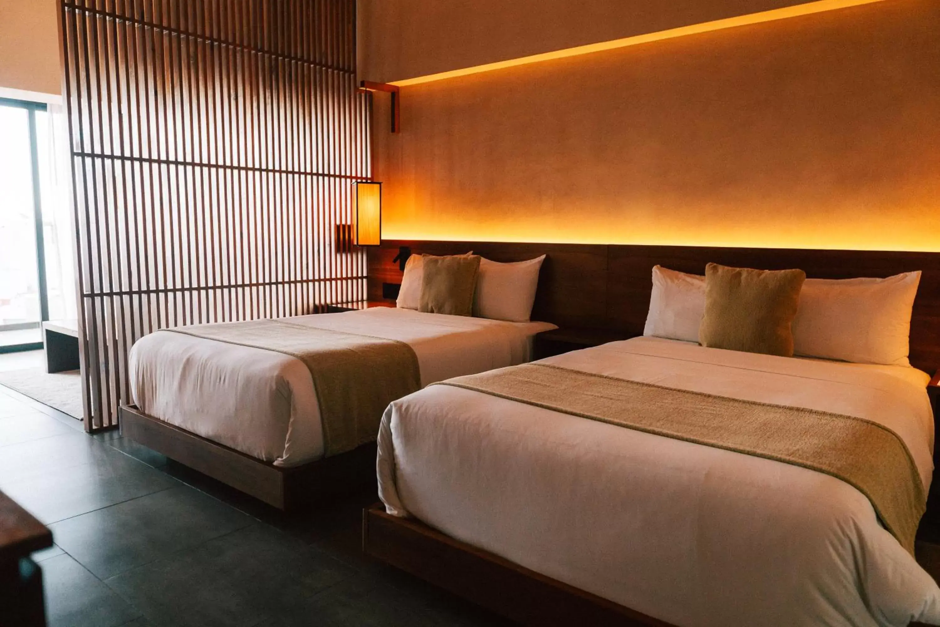 Bed in Hive Cancun by G Hotels