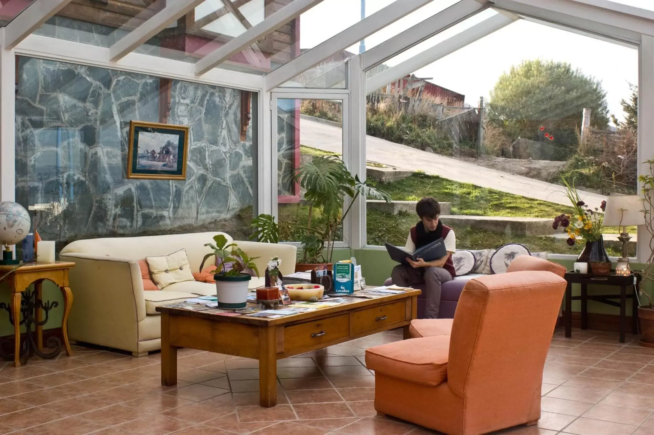 Lobby or reception in Hostería Patagonia Jarke