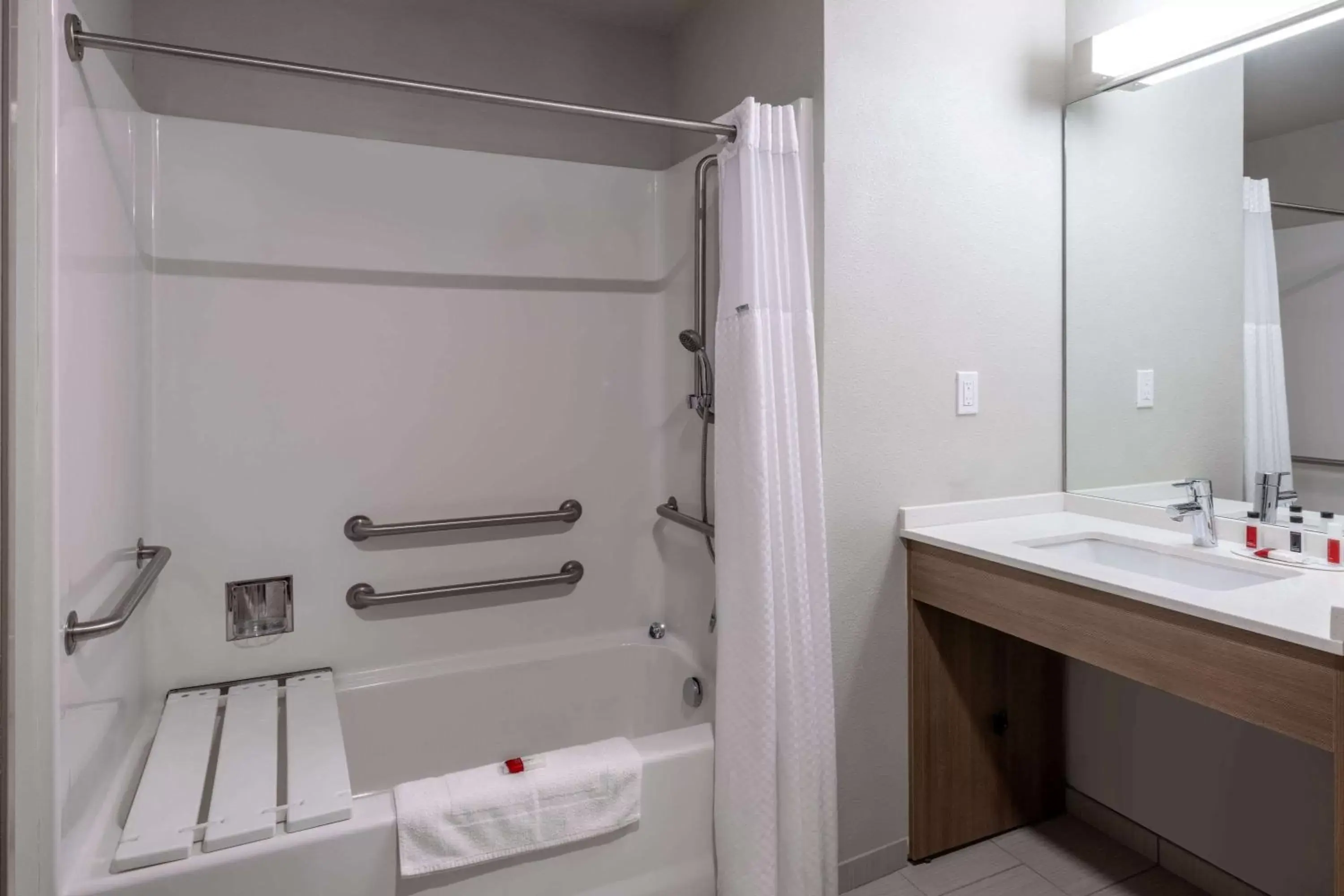 Bathroom in Microtel Inn & Suites by Wyndham Georgetown Lake