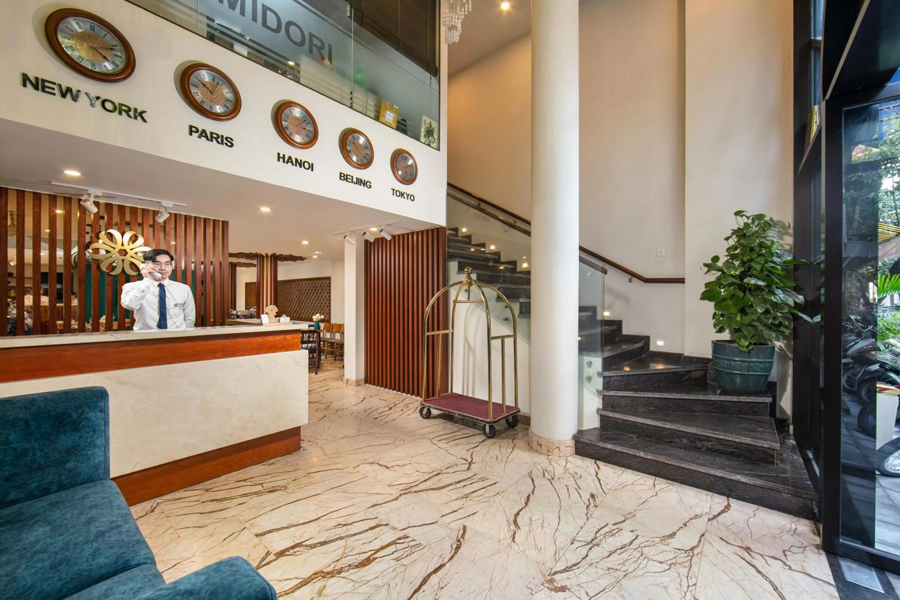 Lobby or reception in Midori Boutique Hotel