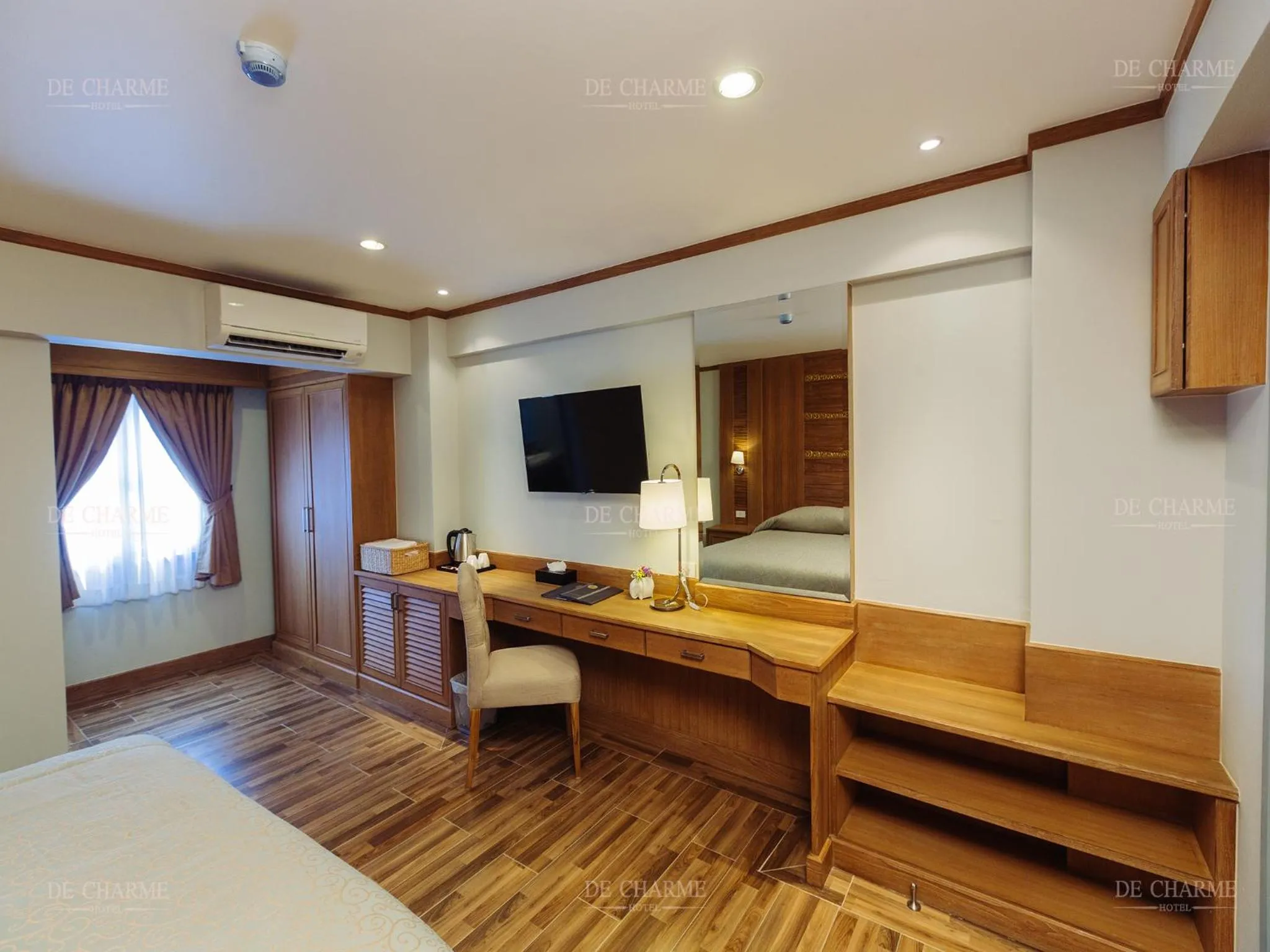 Decorative detail, Bed in Decharme Hotel