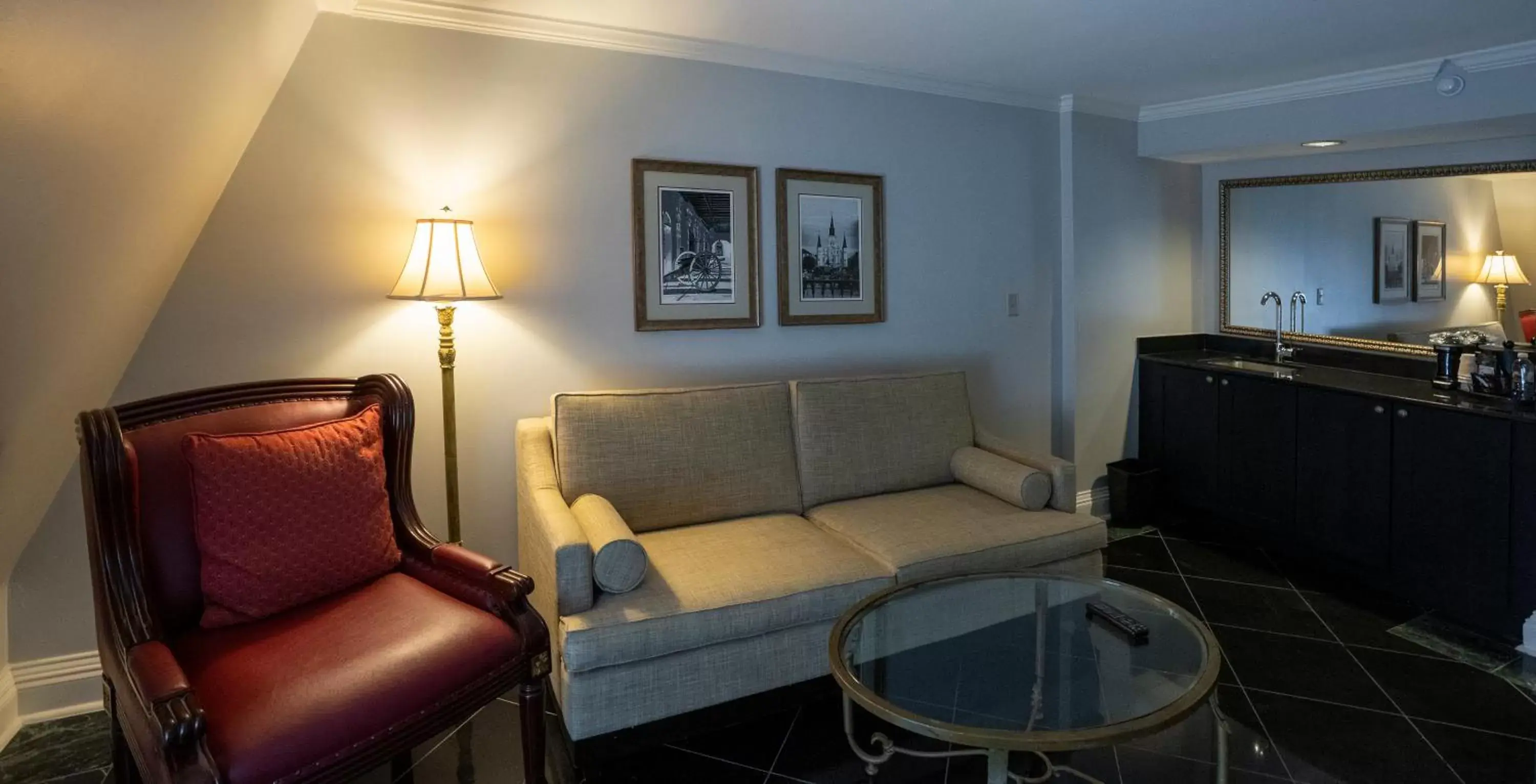 Living room, Seating Area in Bourbon Orleans Hotel