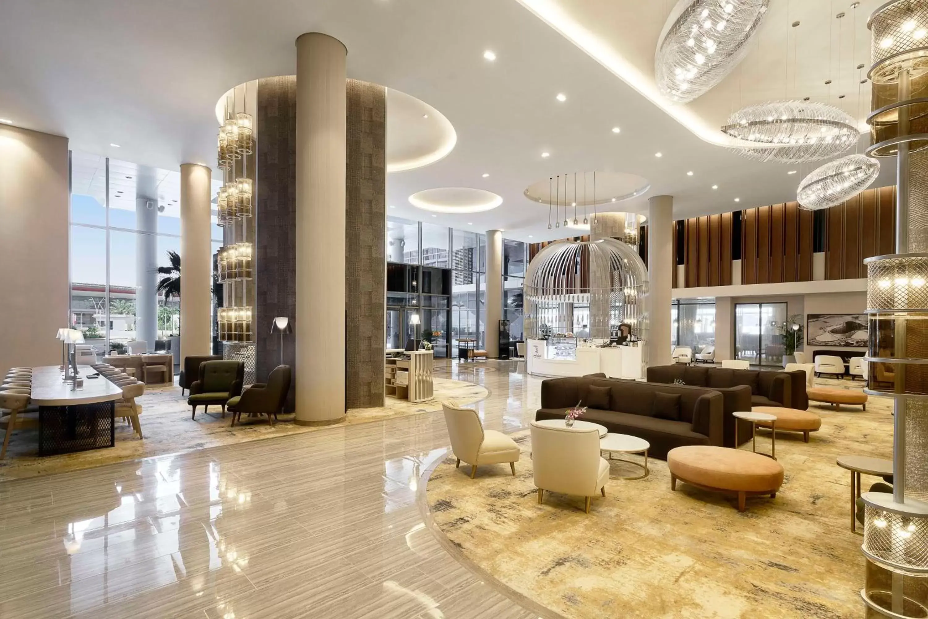 Lobby or reception, Lobby/Reception in Radisson Blu Hotel Riyadh Convention and Exhibition Center