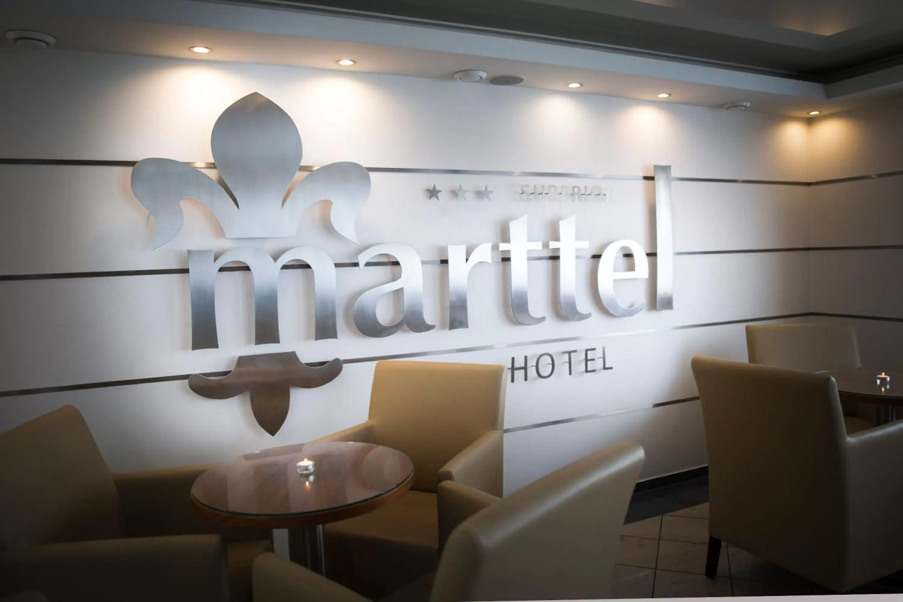 Lobby or reception, Property Logo/Sign in Hotel Marttel