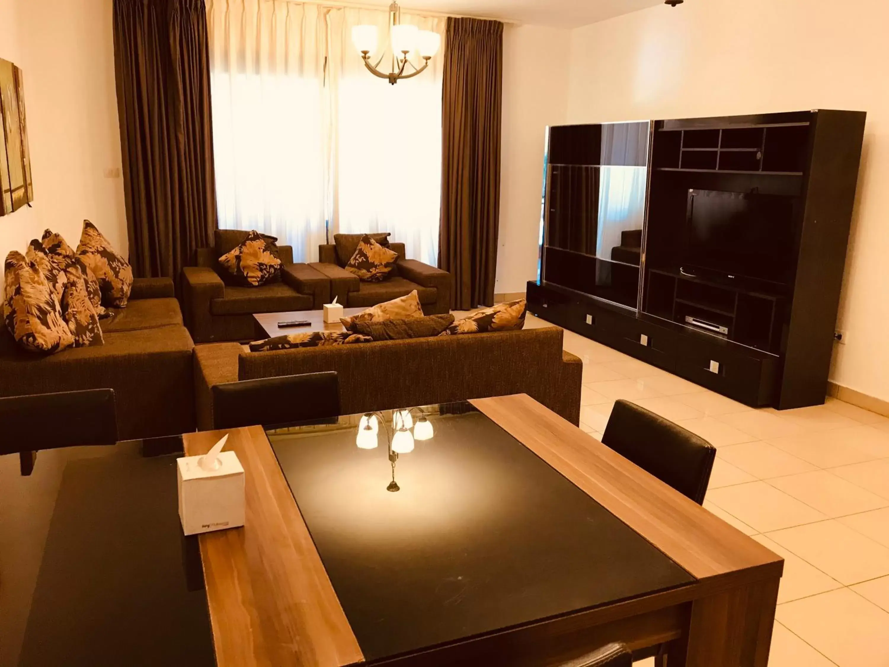 Living room, TV/Entertainment Center in Tala Bay Residence