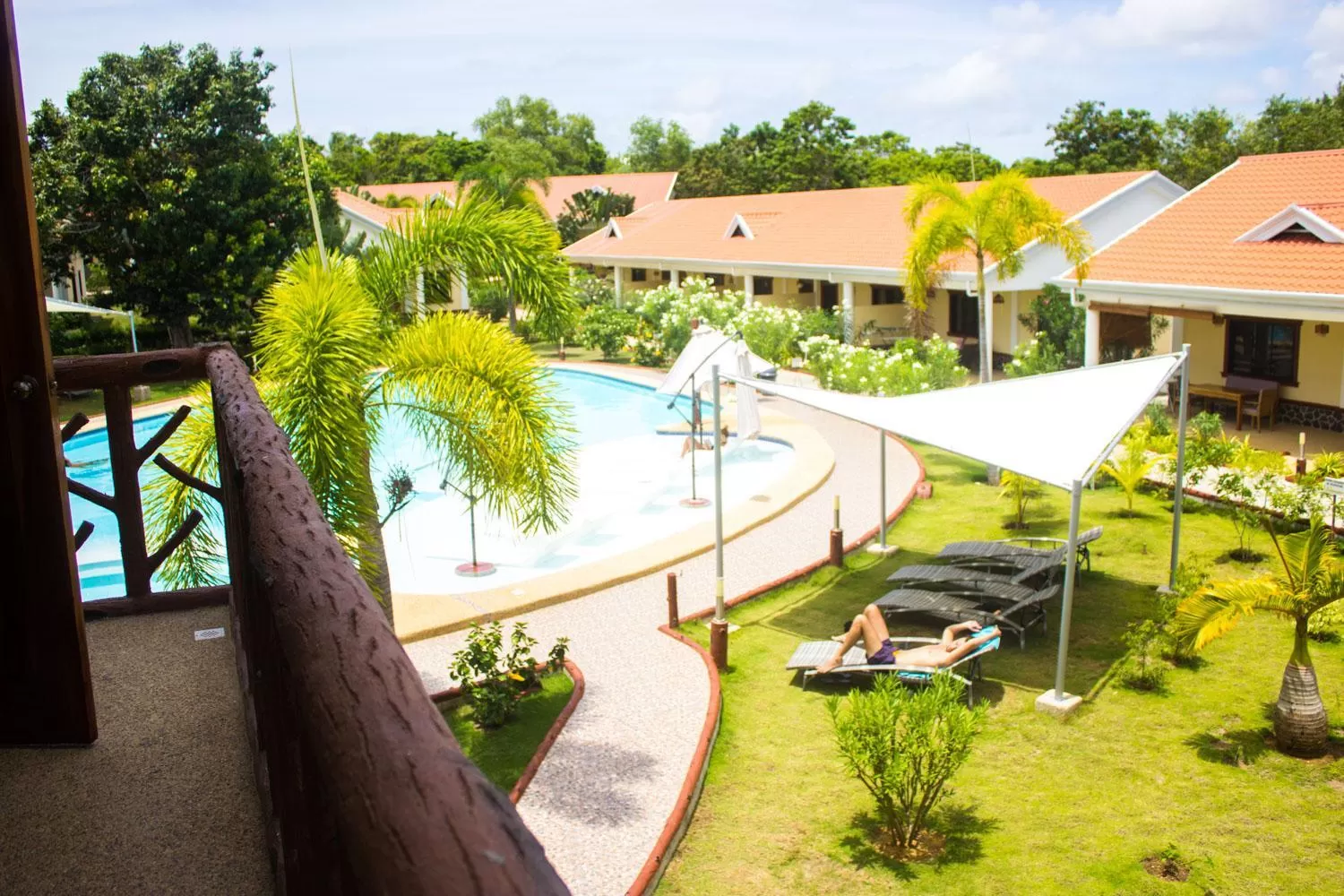 Balcony/Terrace, Pool View in Jugalis Hotel and Restaurant
