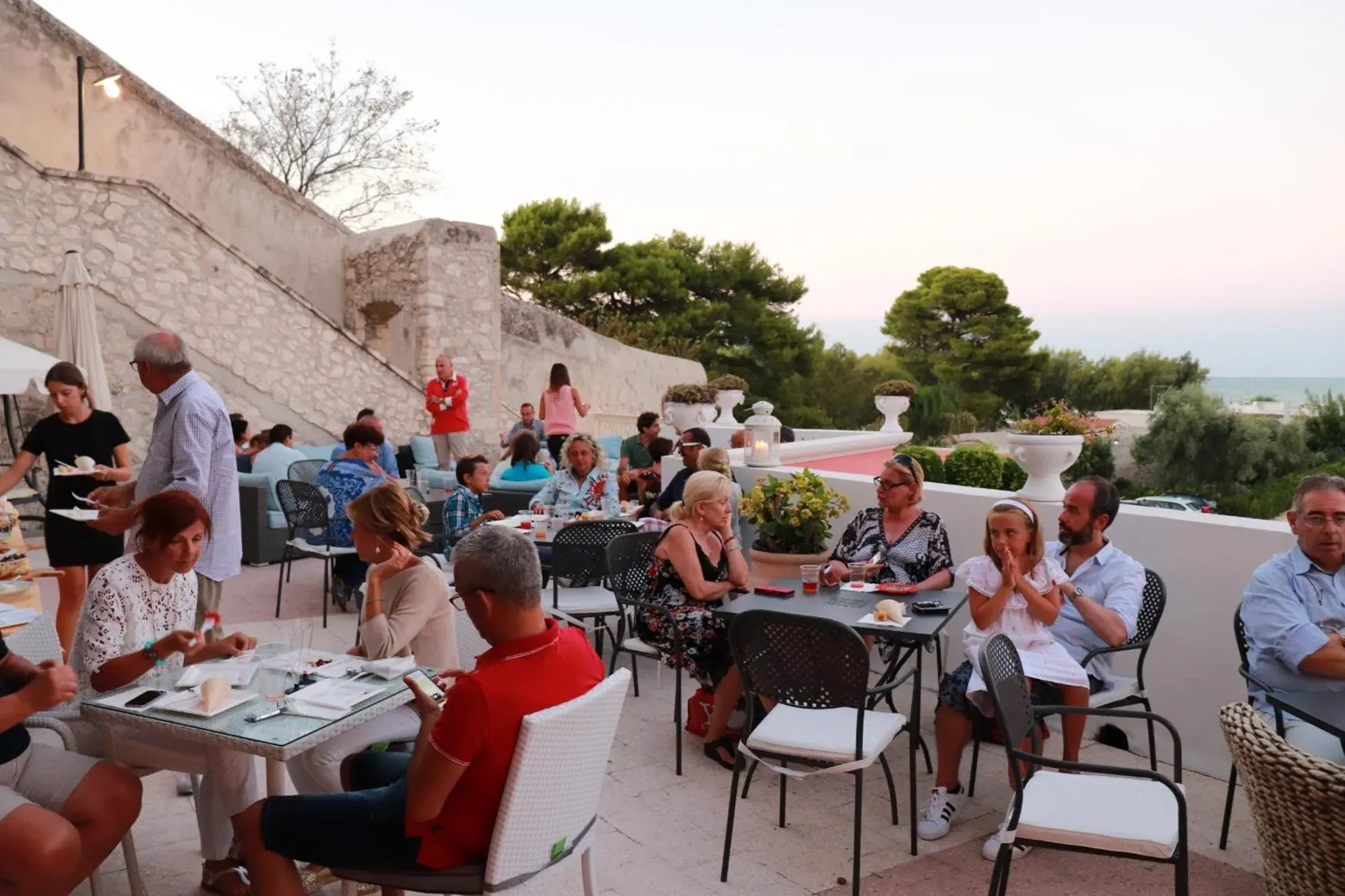 Balcony/Terrace, Restaurant/Places to Eat in Hotel Boutique Il Castellino Relais