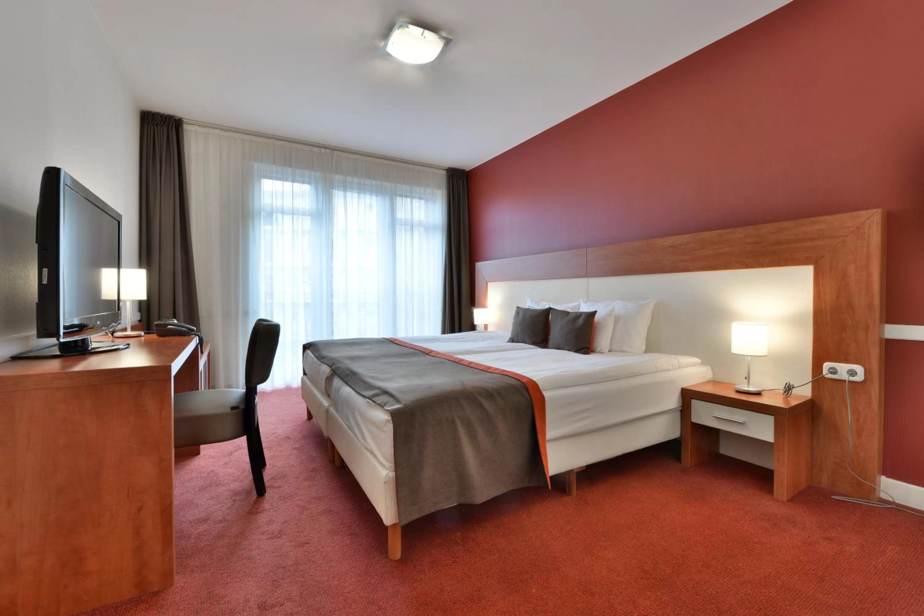 Bed in Hotel City Inn