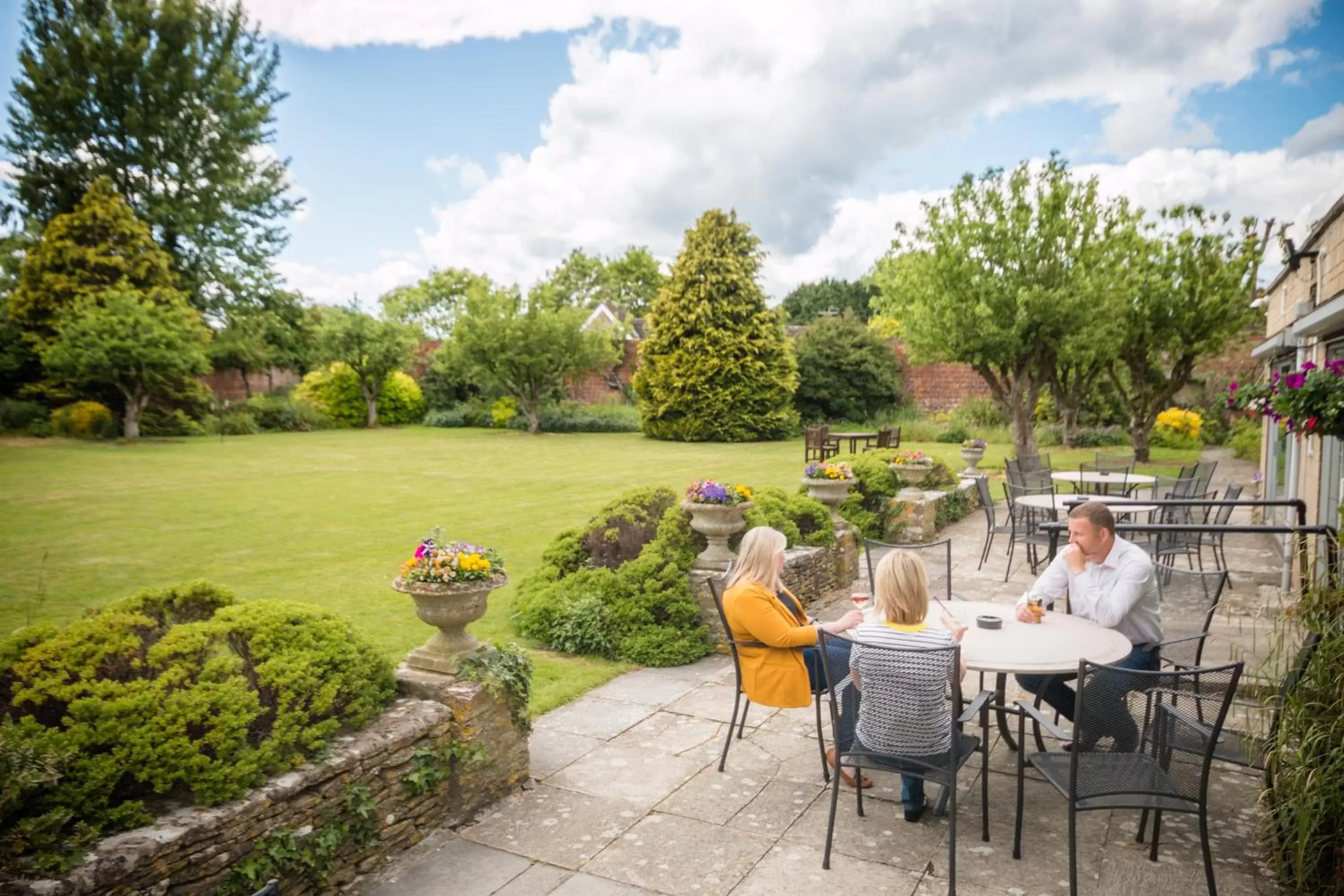 Patio in Stratton House Hotel & Spa