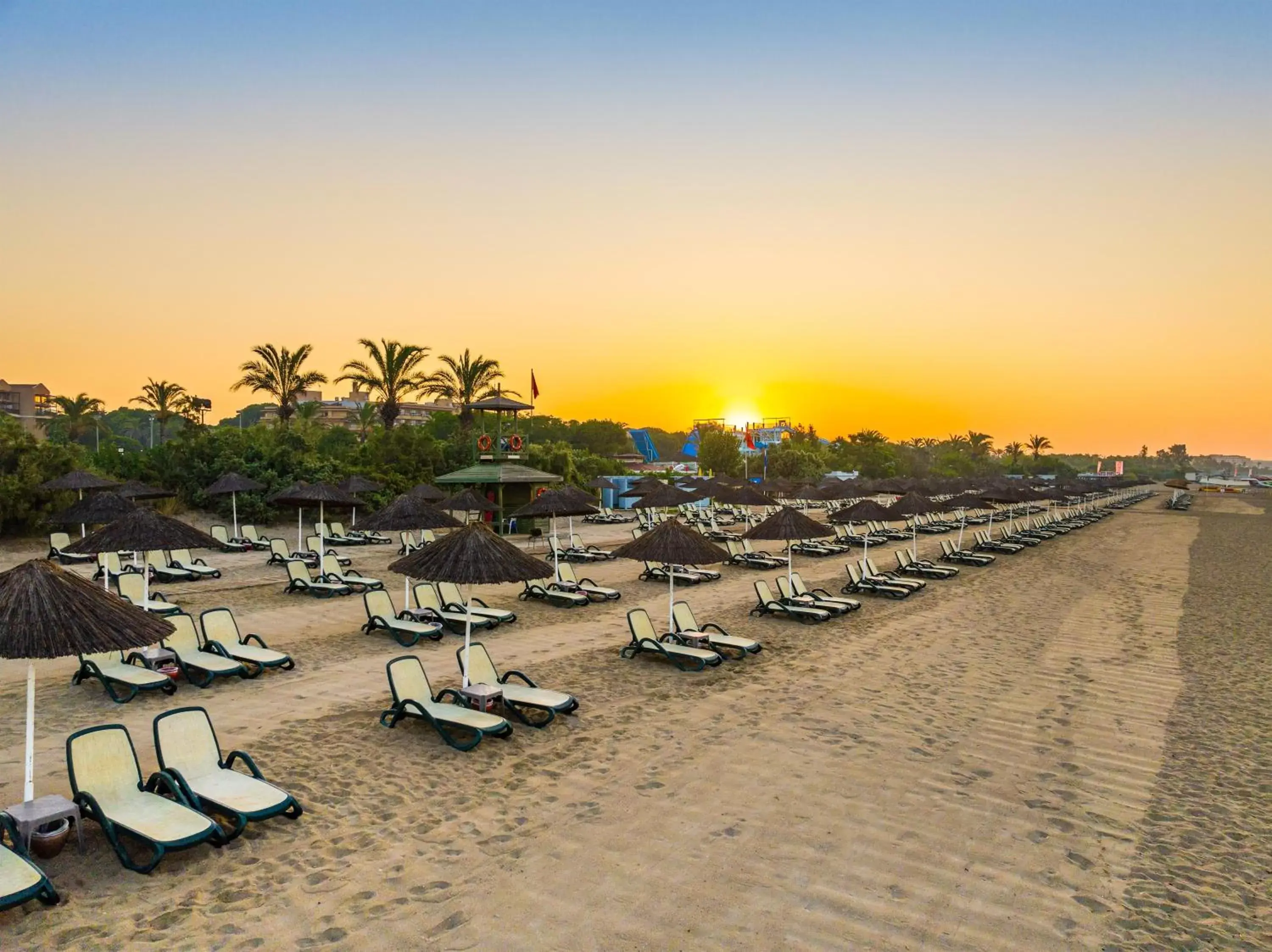 Beach in Aquaworld Belek