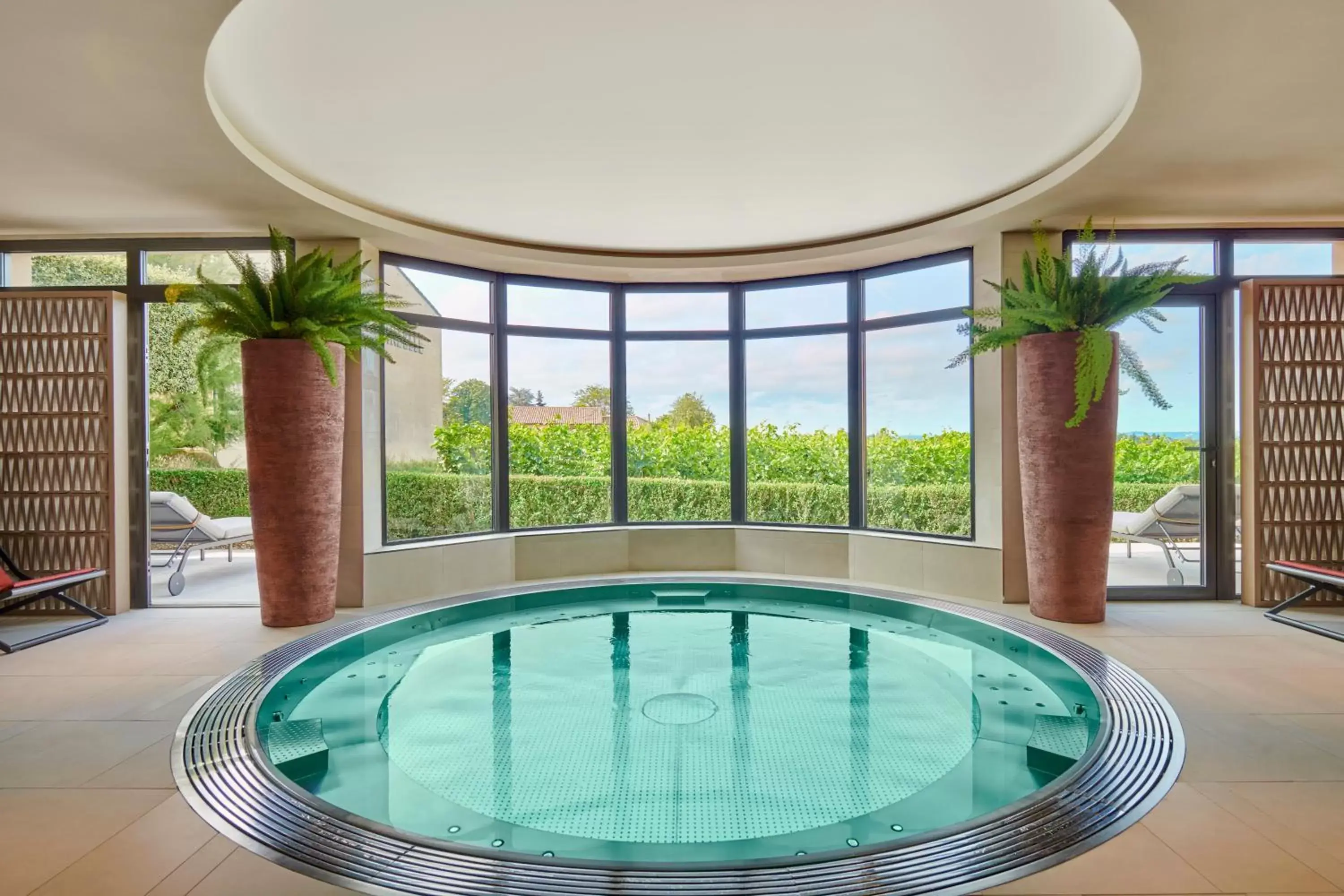 Spa and wellness centre/facilities, Swimming Pool in Château Hôtel Grand Barrail