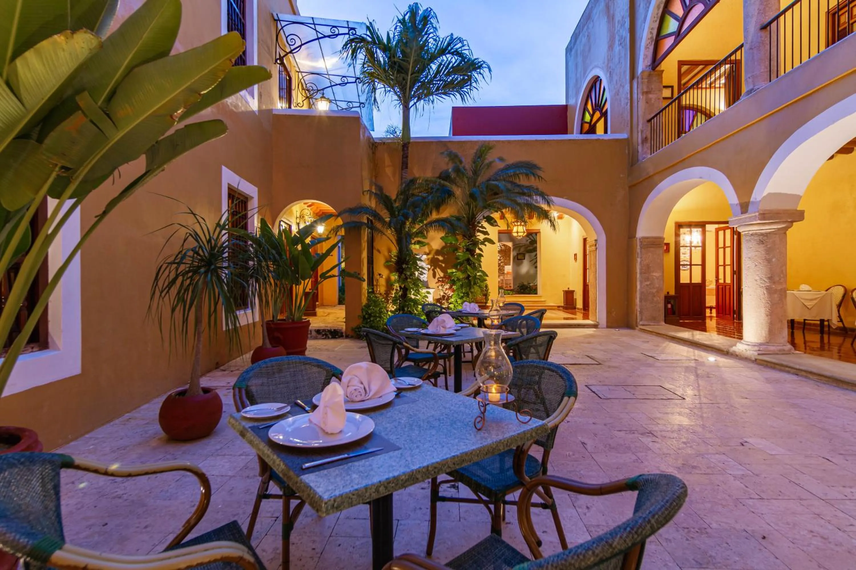 Patio in Hotel Boutique Casa Don Gustavo, Campeche