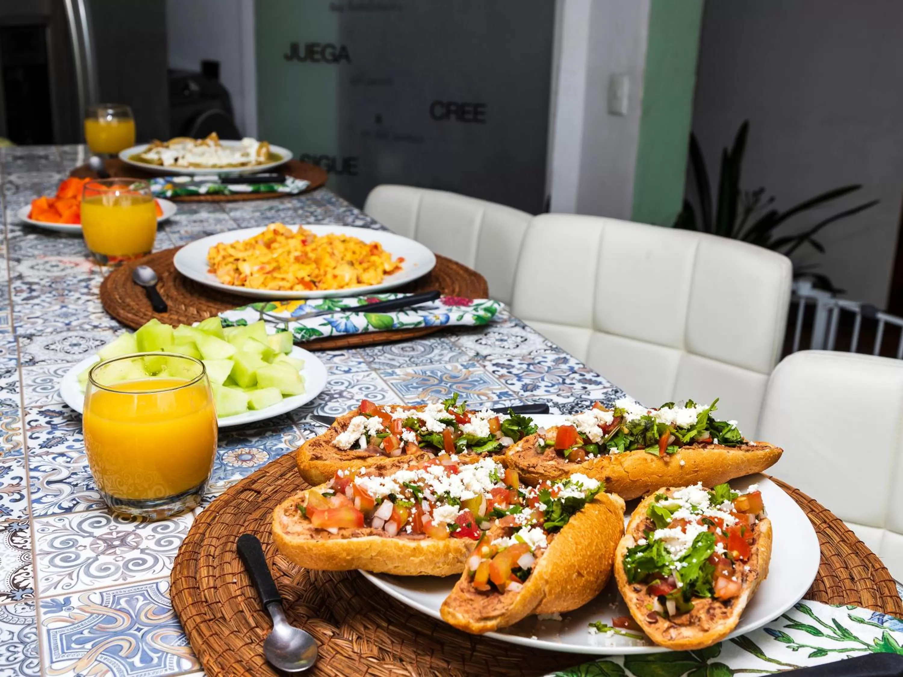 Food in Casa Itzae B&B Polanquito Dog Friendly
