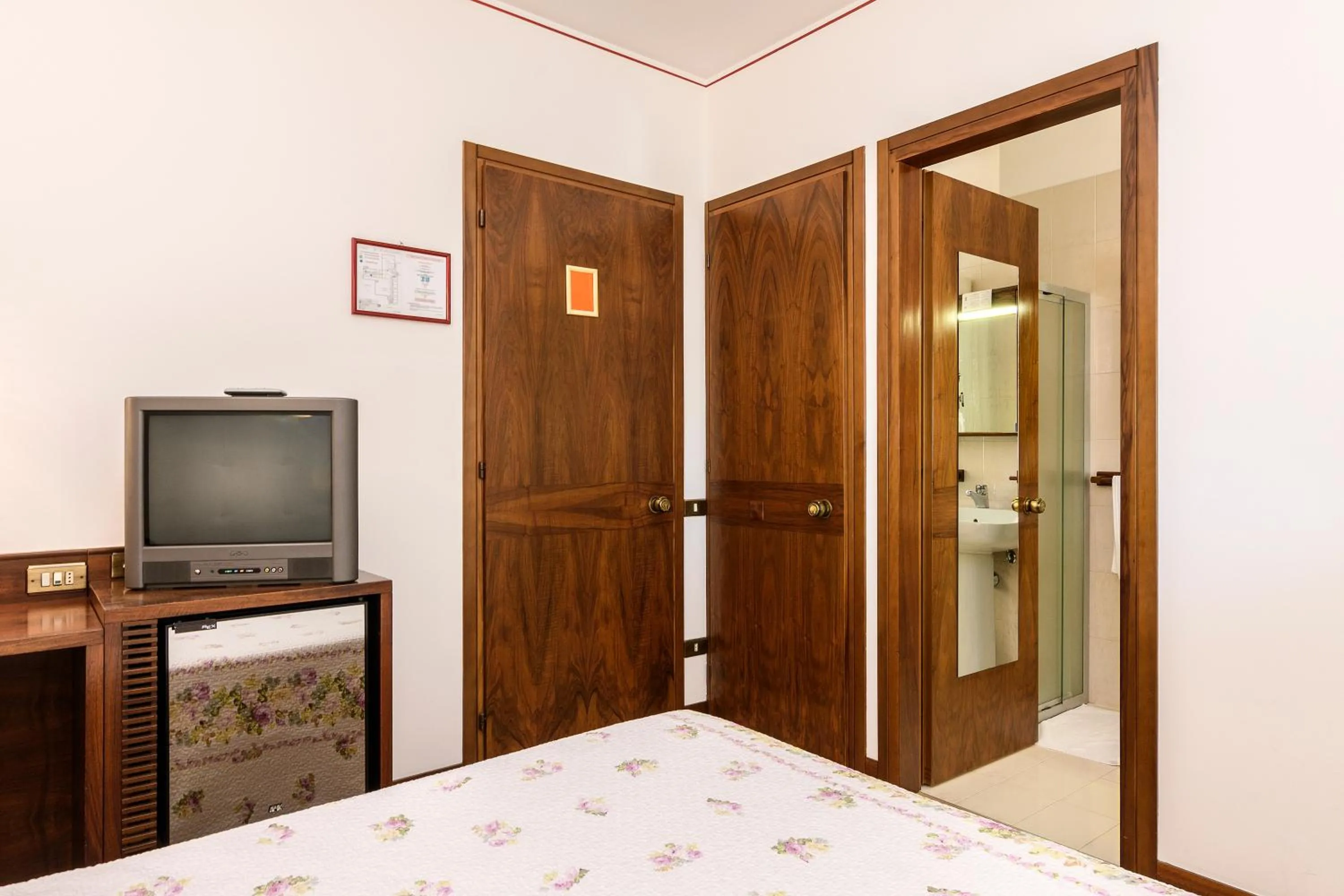 Bed in Hotel San Marco