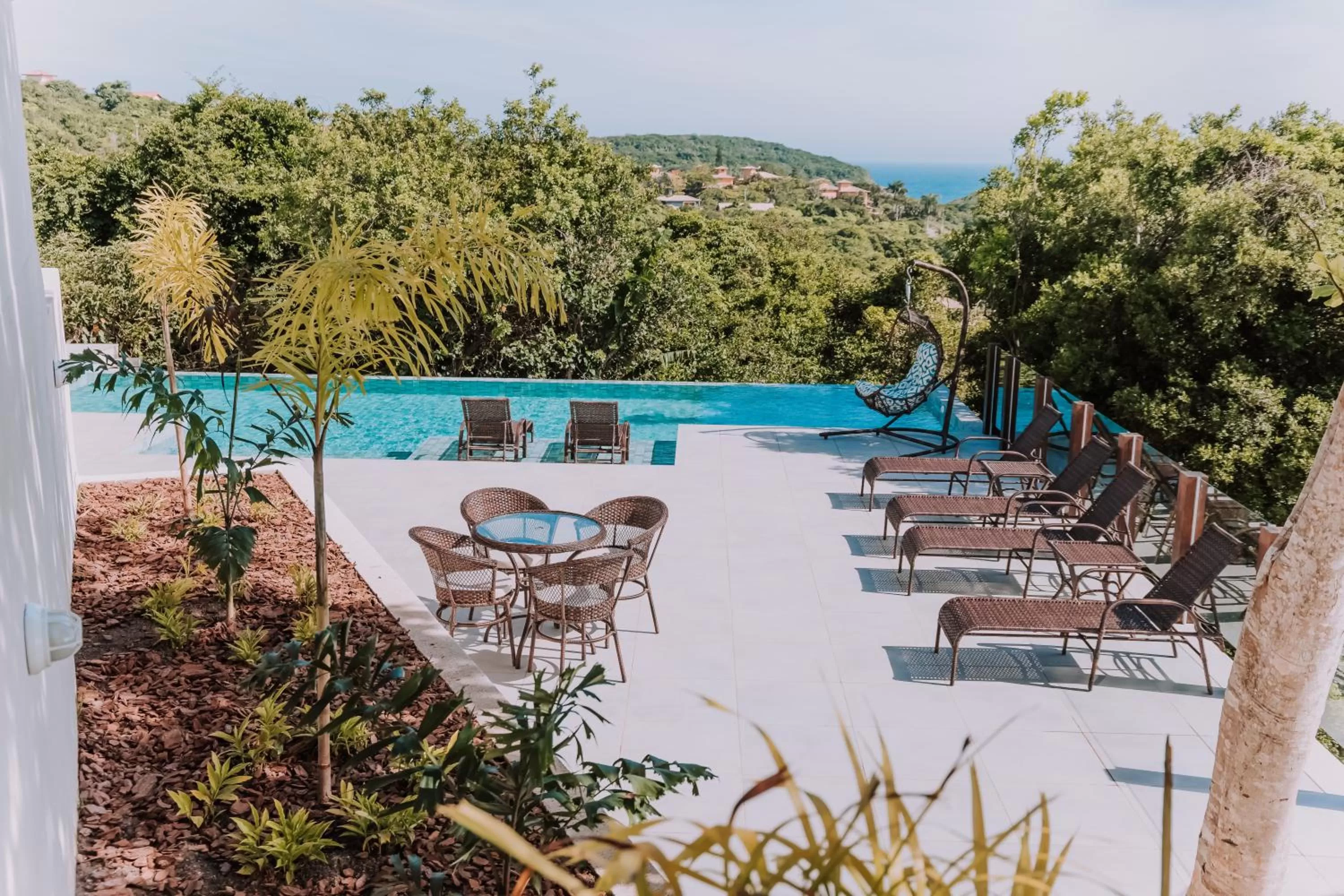 Pool view in Pousada Peninsula de Buzios