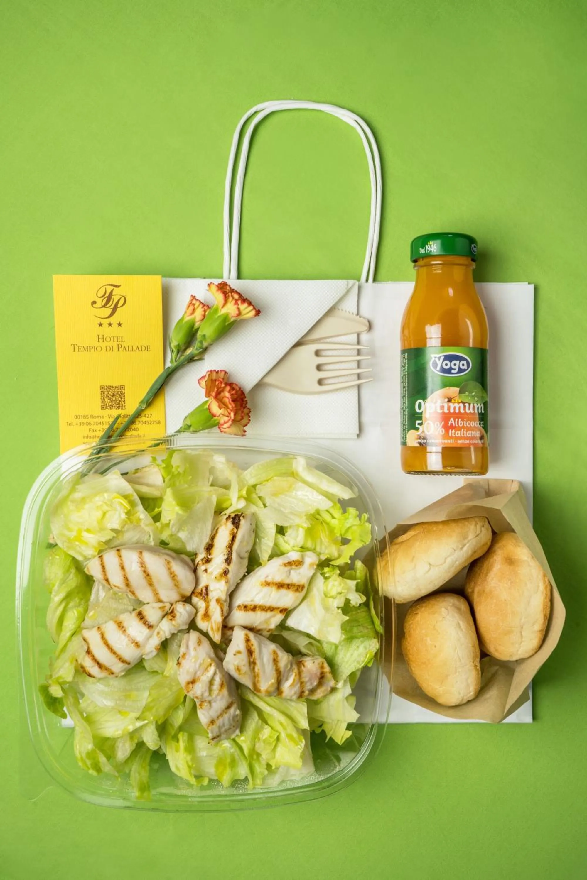 Food and drinks in Hotel Tempio Di Pallade