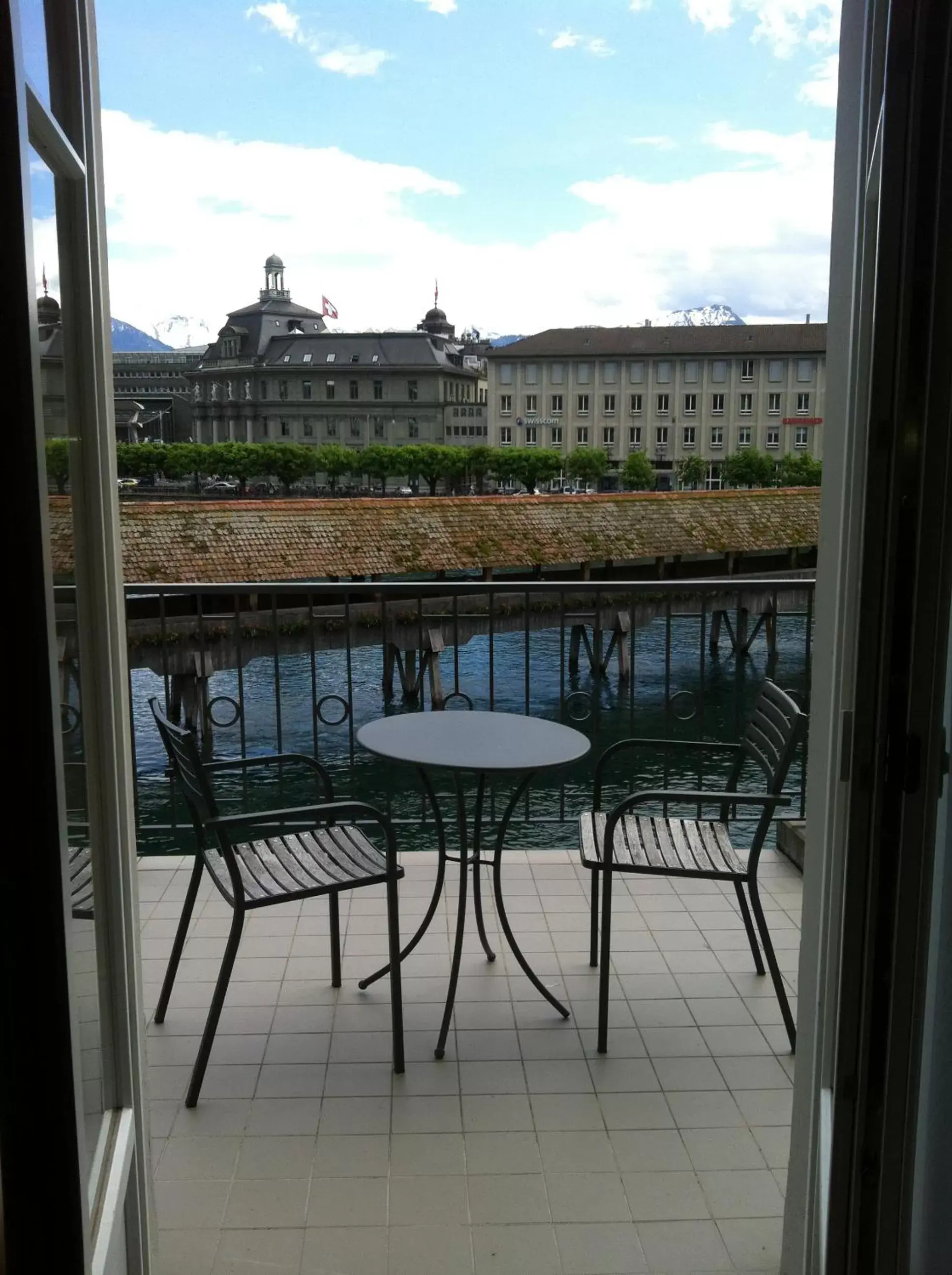 Balcony/Terrace in Hotel Des Alpes