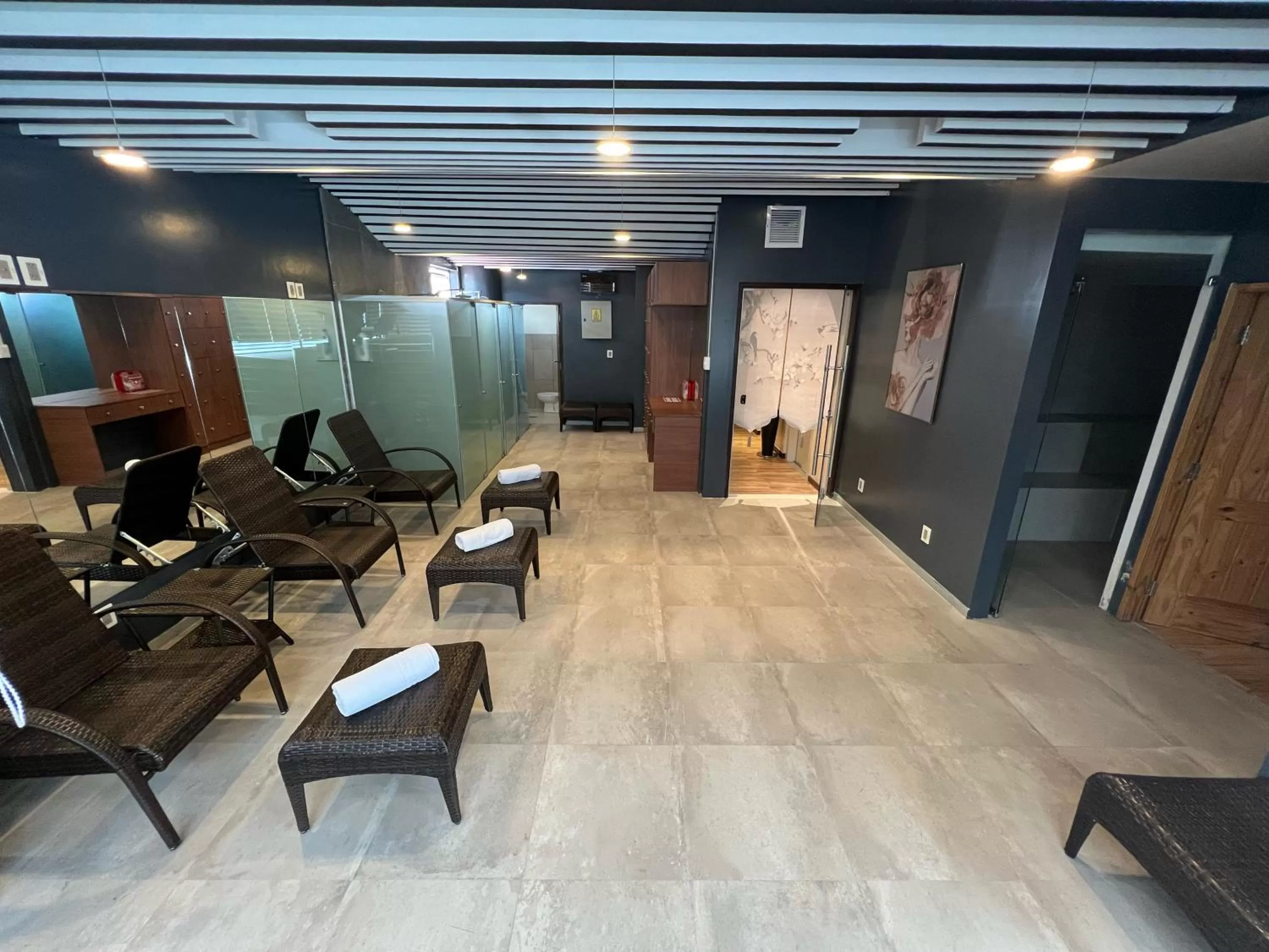 Sauna in Hotel La Peonía