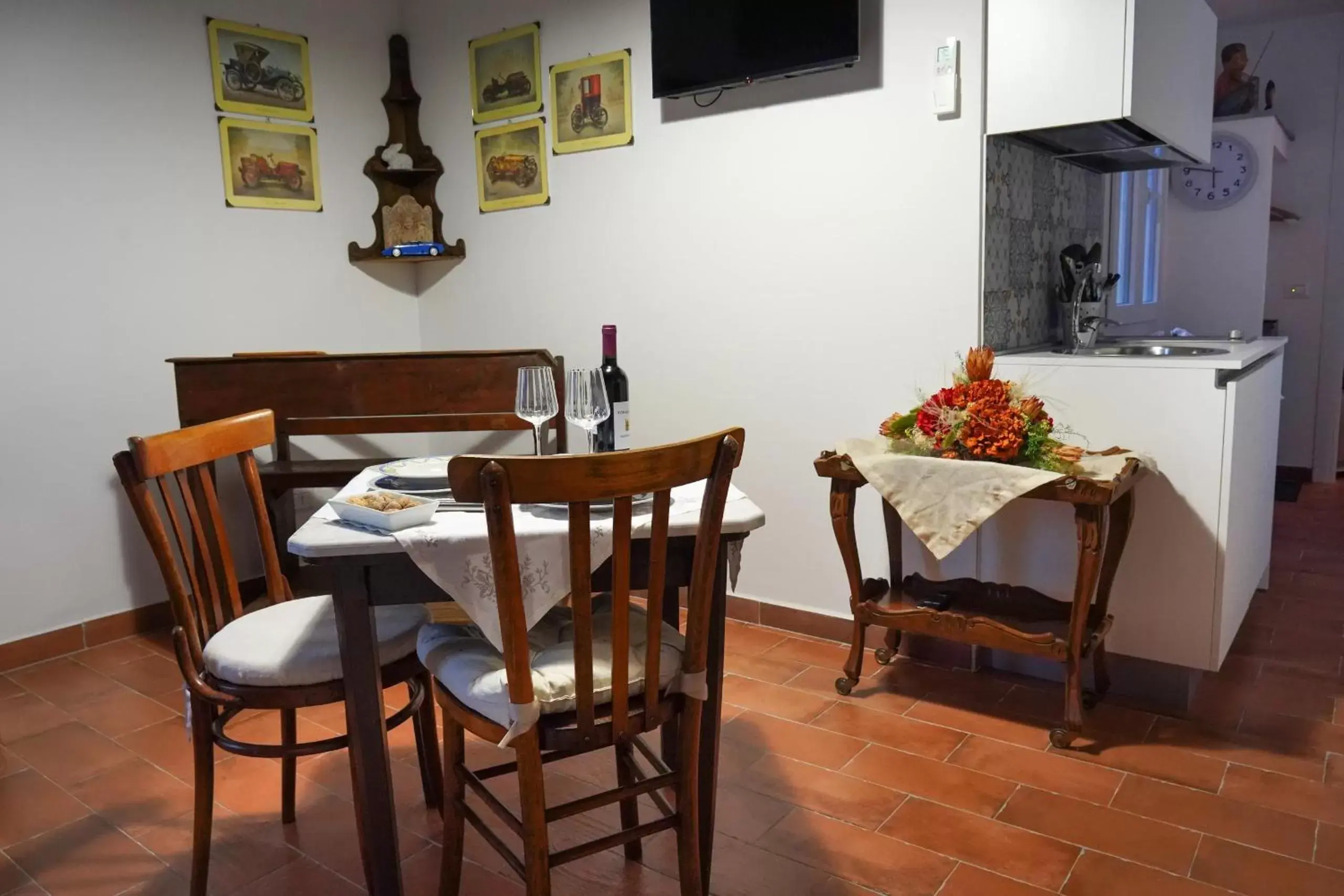 Living room, Dining Area in Corte Cantoni