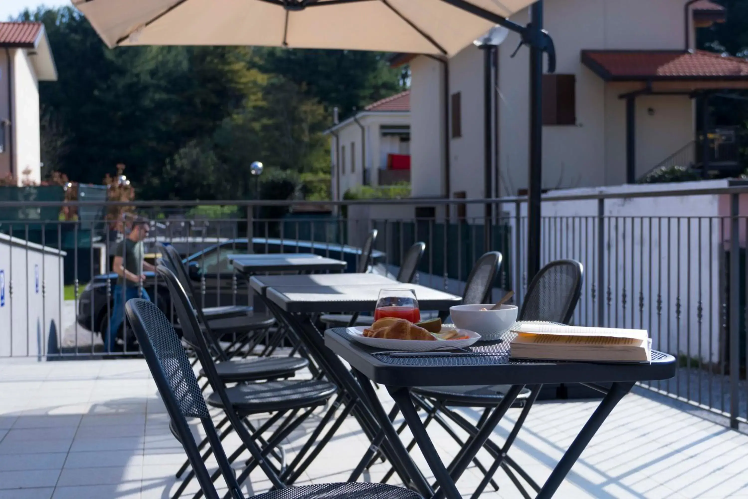 Balcony/Terrace in Hotel Rossovino Como