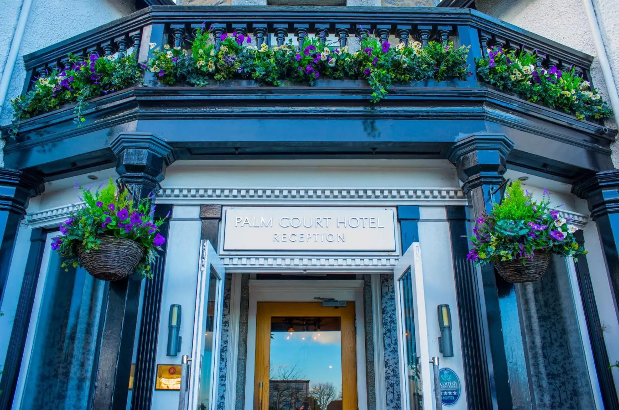 Facade/entrance in Palm Court Hotel