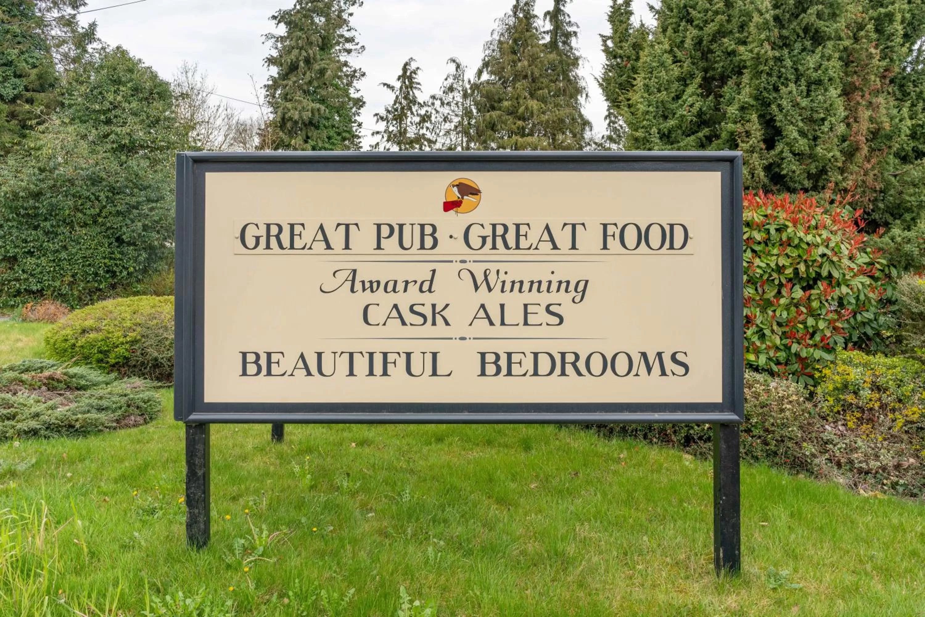 Logo/Certificate/Sign in The Bird In Hand