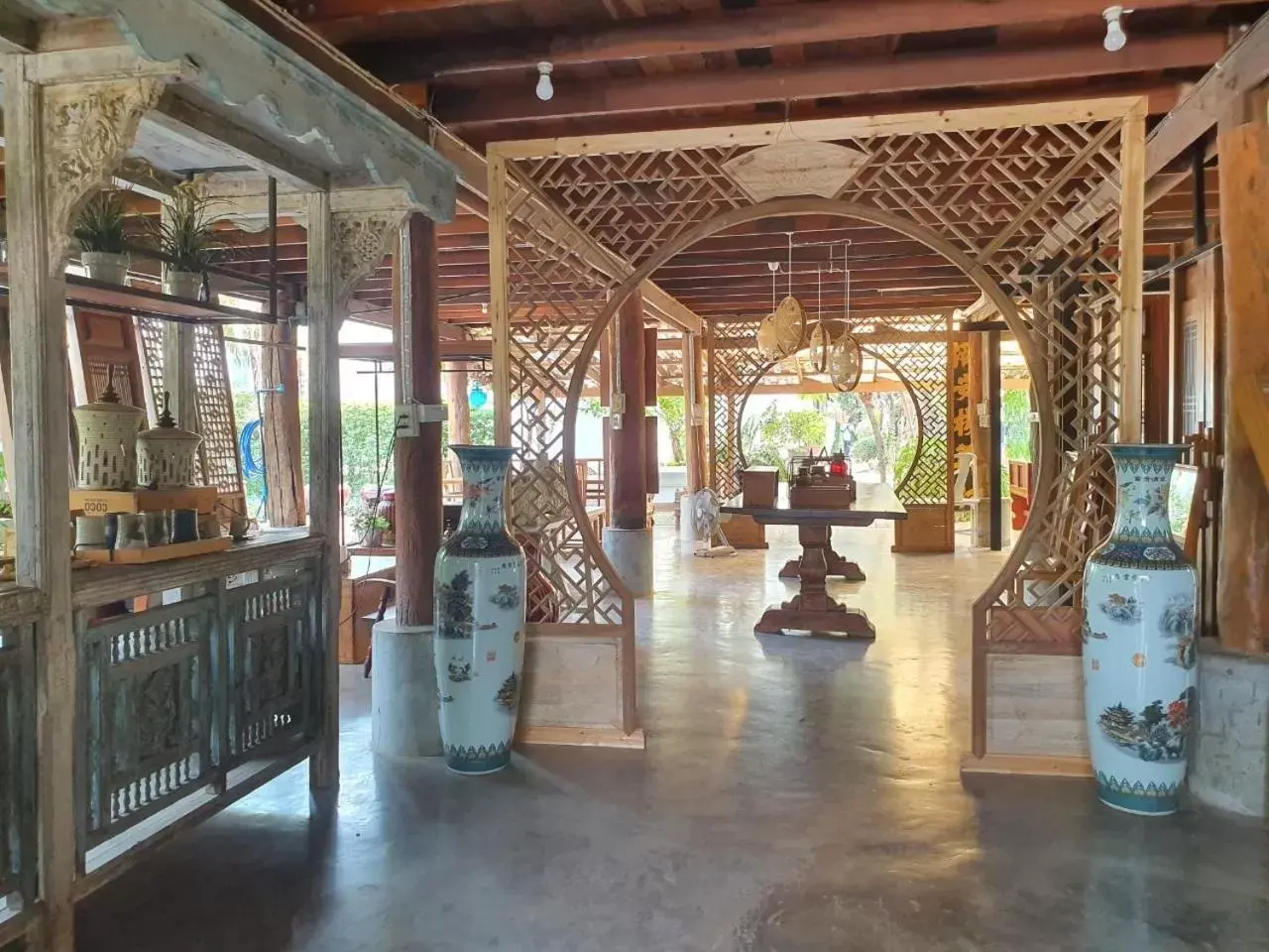 Lobby or reception in Tharaburi Resort Lobby or reception in Tharaburi Resort