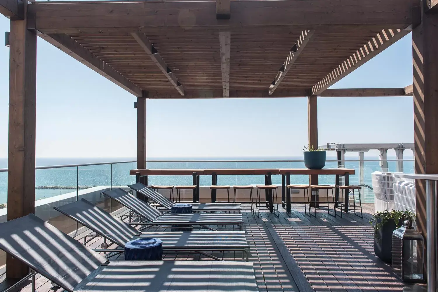 Patio, Balcony/Terrace in Tal By The Beach - An Atlas Boutique Hotel