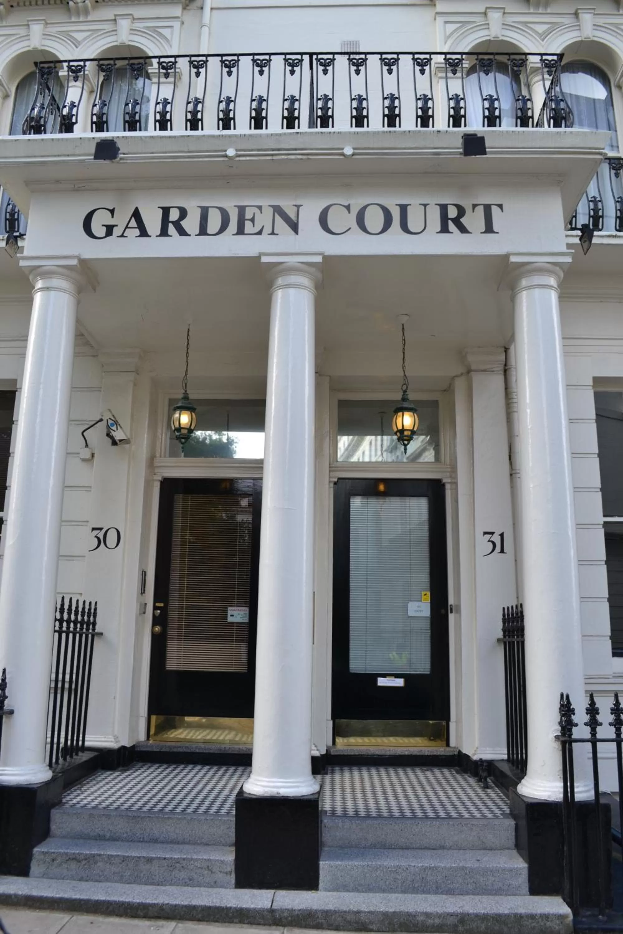 Facade/entrance in Garden Court Hotel