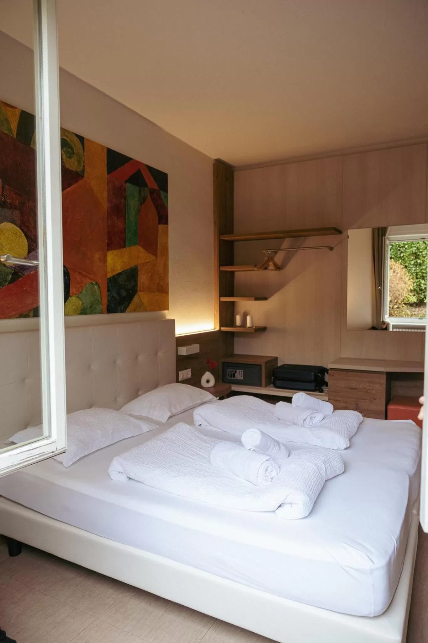 Bed in Hotel Morgana