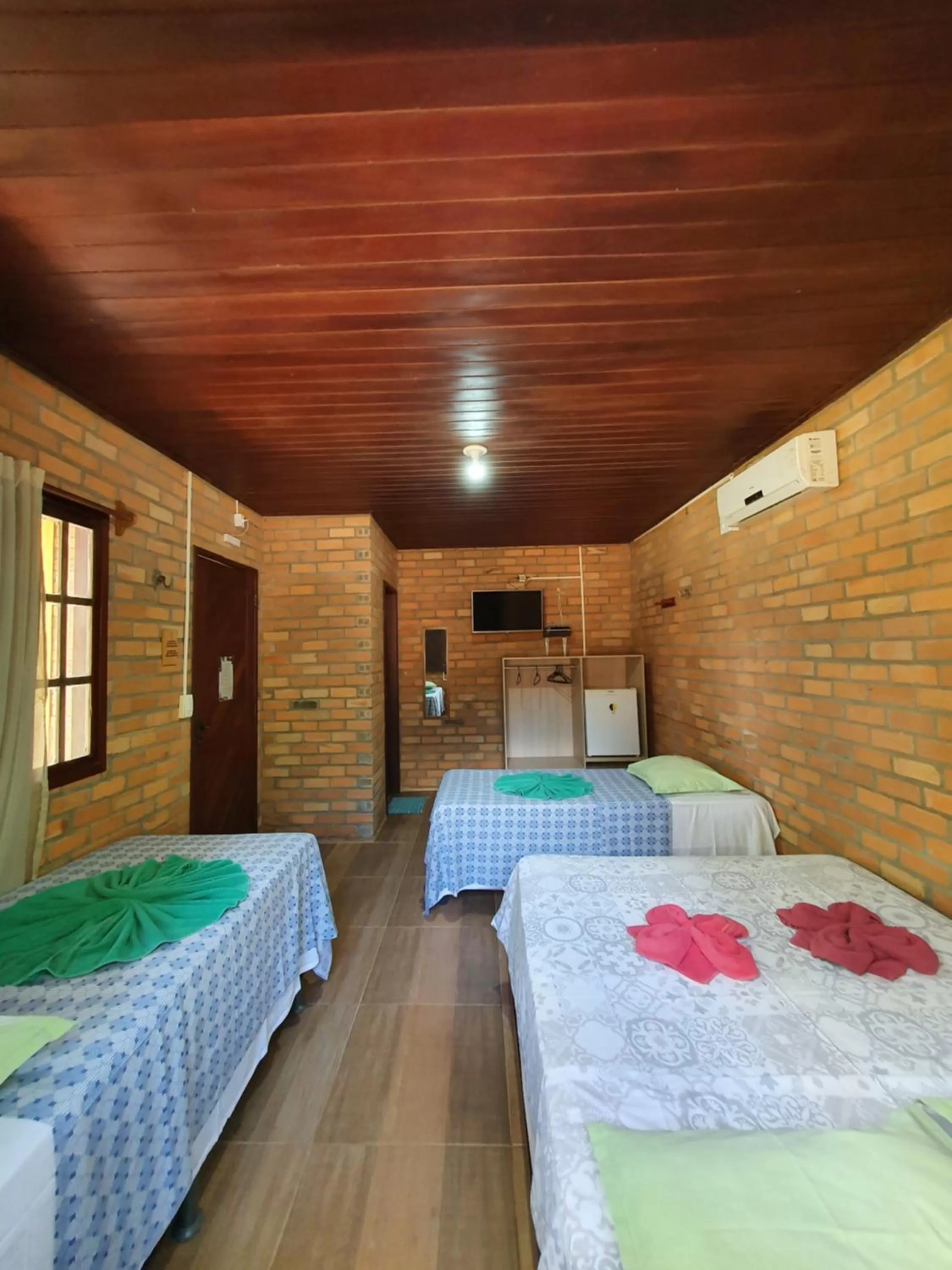 Bed in Pousada do Riacho