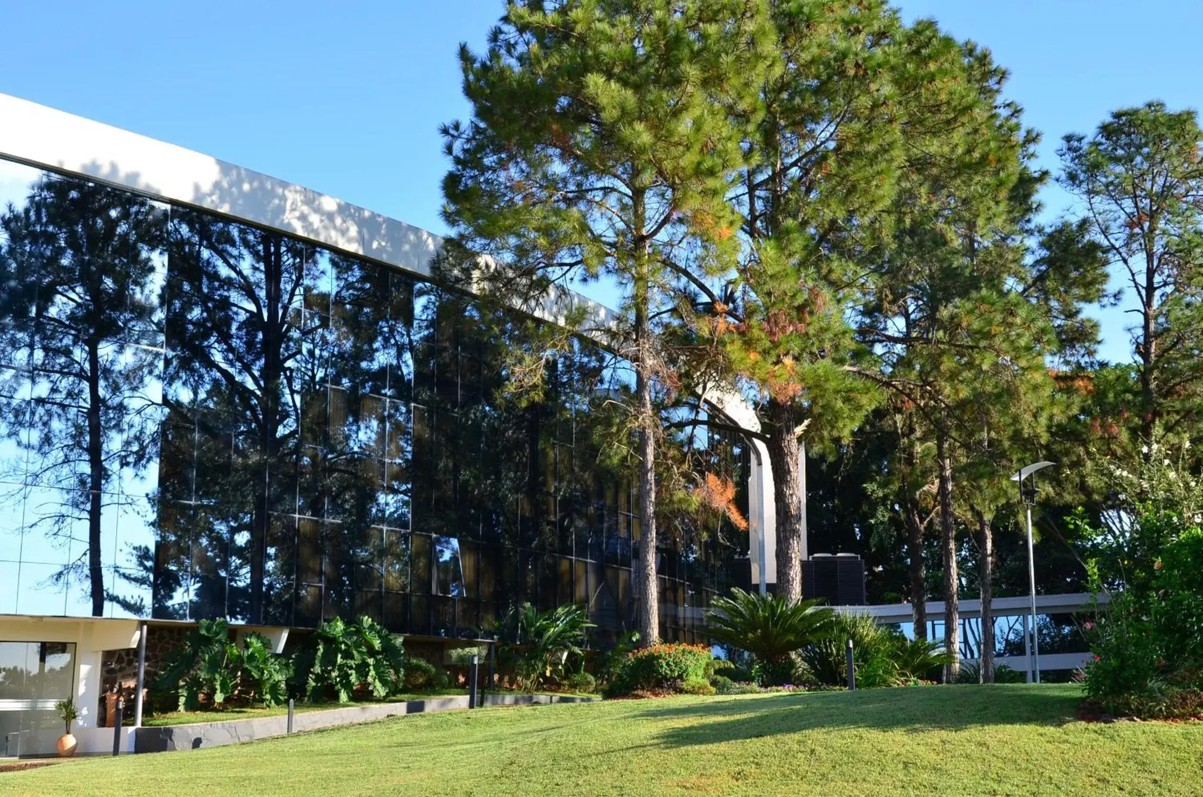 Garden, Property Building in Hotel Casino Acaray