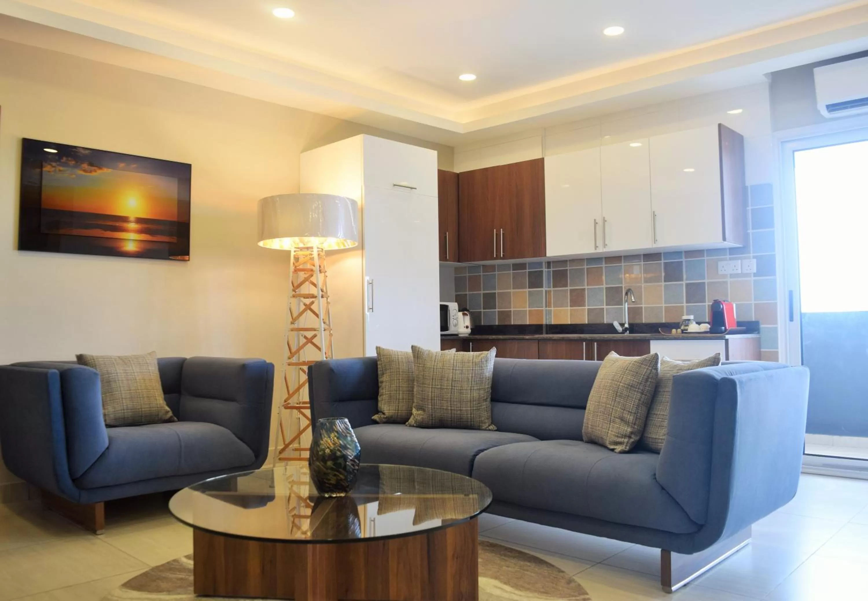 Living room in Montecito Apartments