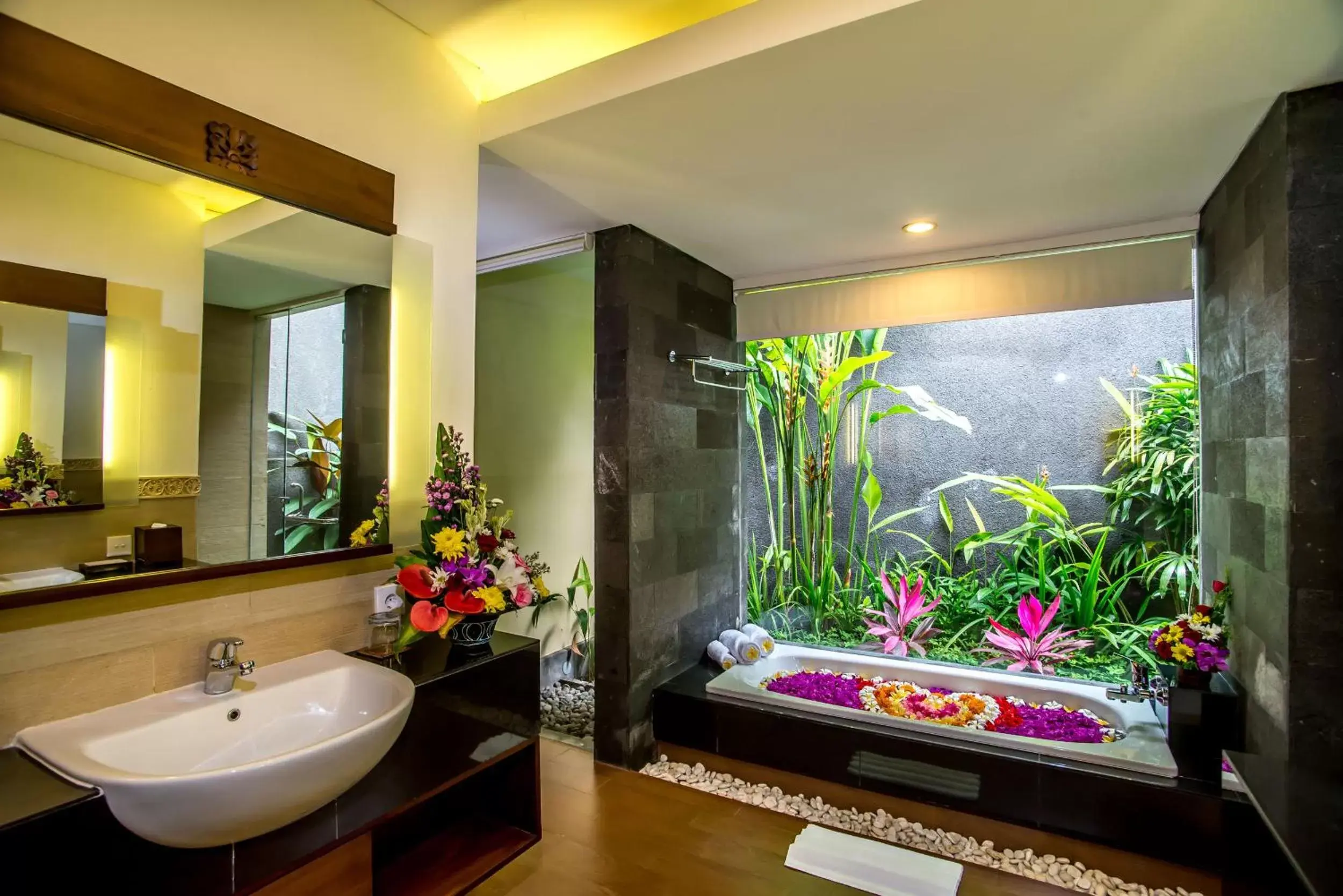 Bathroom in Kori Ubud Resort, Restaurant & Spa