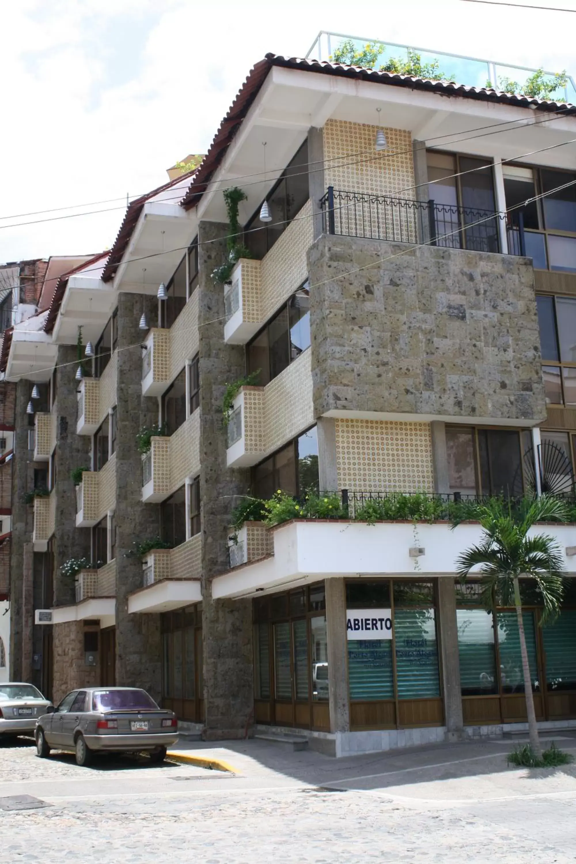 Facade/entrance, Property Building in Hotel Porto Allegro Puerto Vallarta