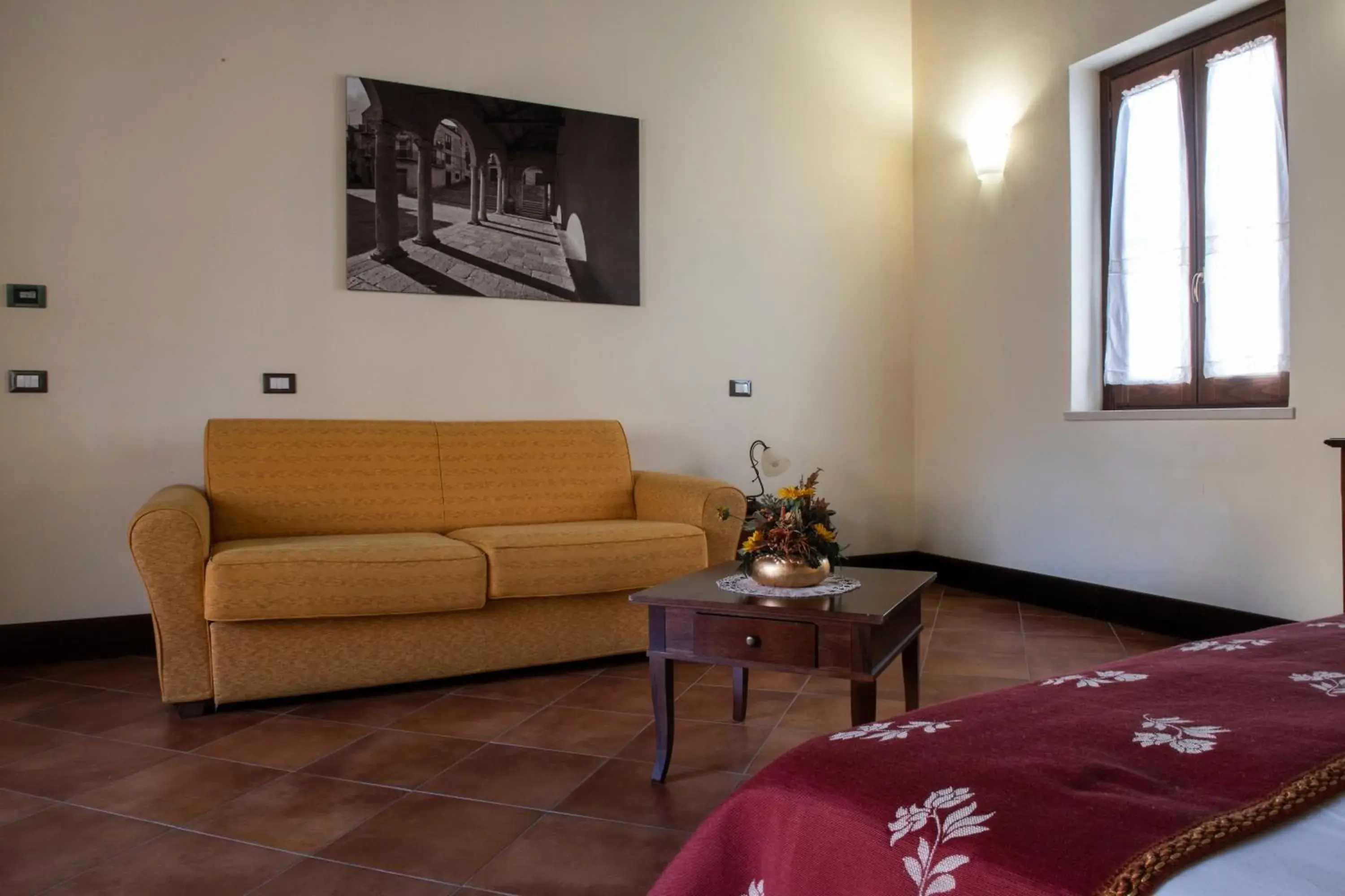 Decorative detail, Seating Area in Hotel Residenza Petra