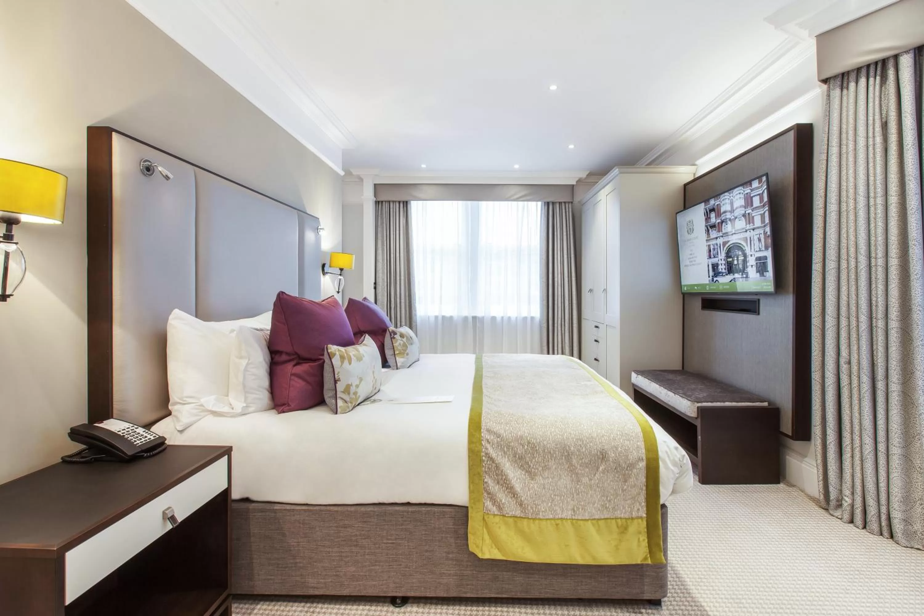 Bed in St. James' Court, A Taj Hotel, London