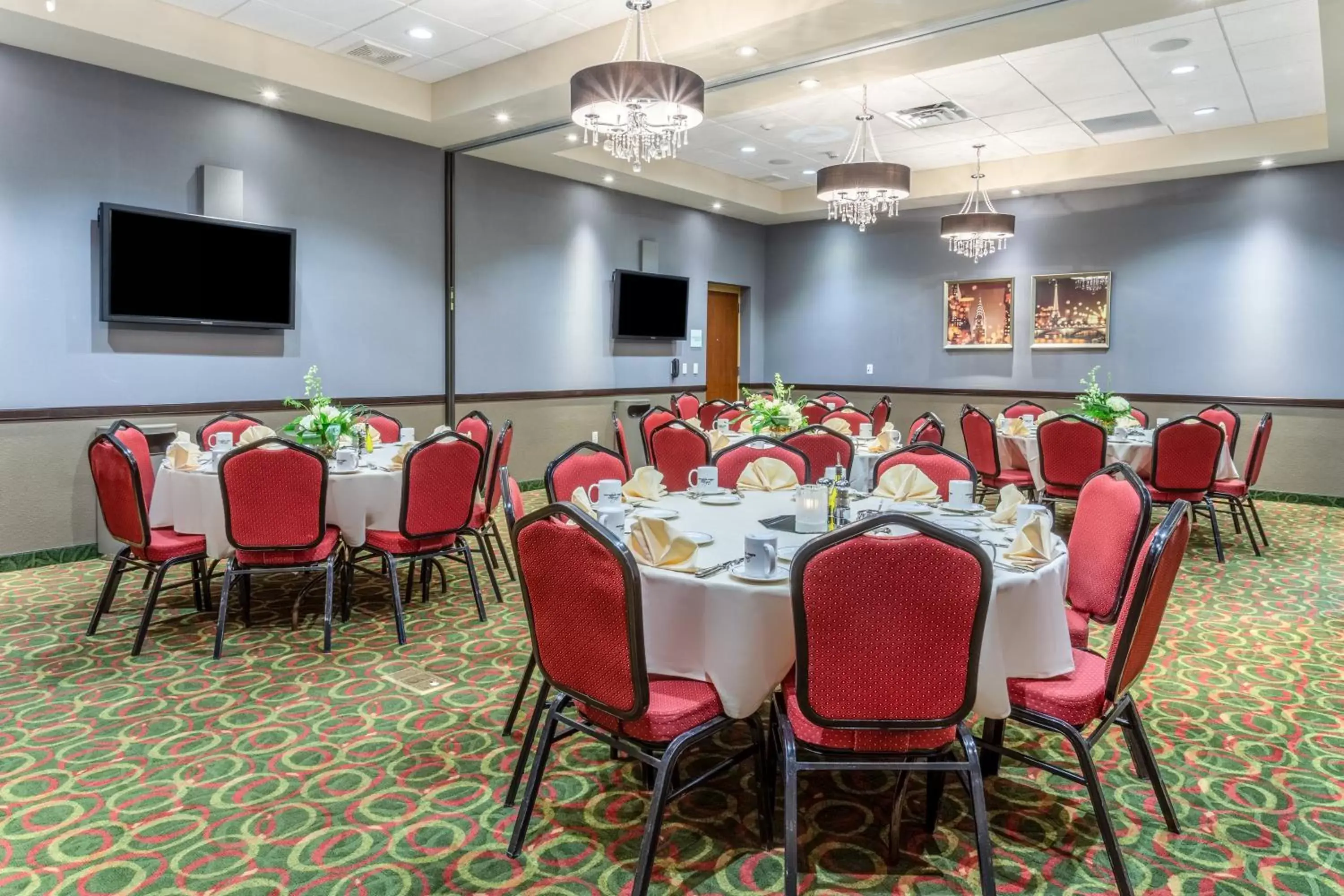 Meeting/conference room, Restaurant/Places to Eat in Holiday Inn Eau Claire South, an IHG Hotel