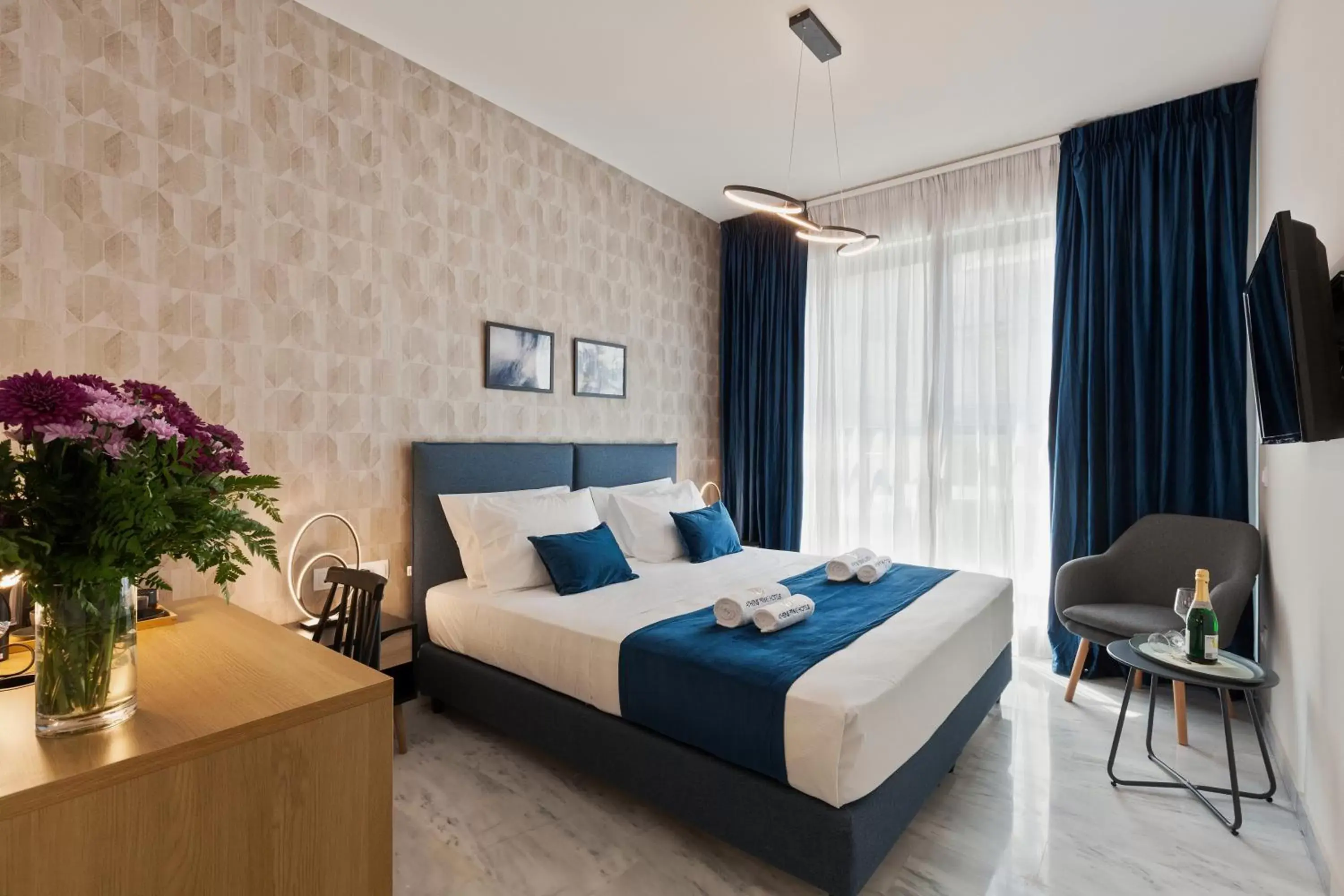 Bed in Trendy Hotel by Athens Prime Hotels