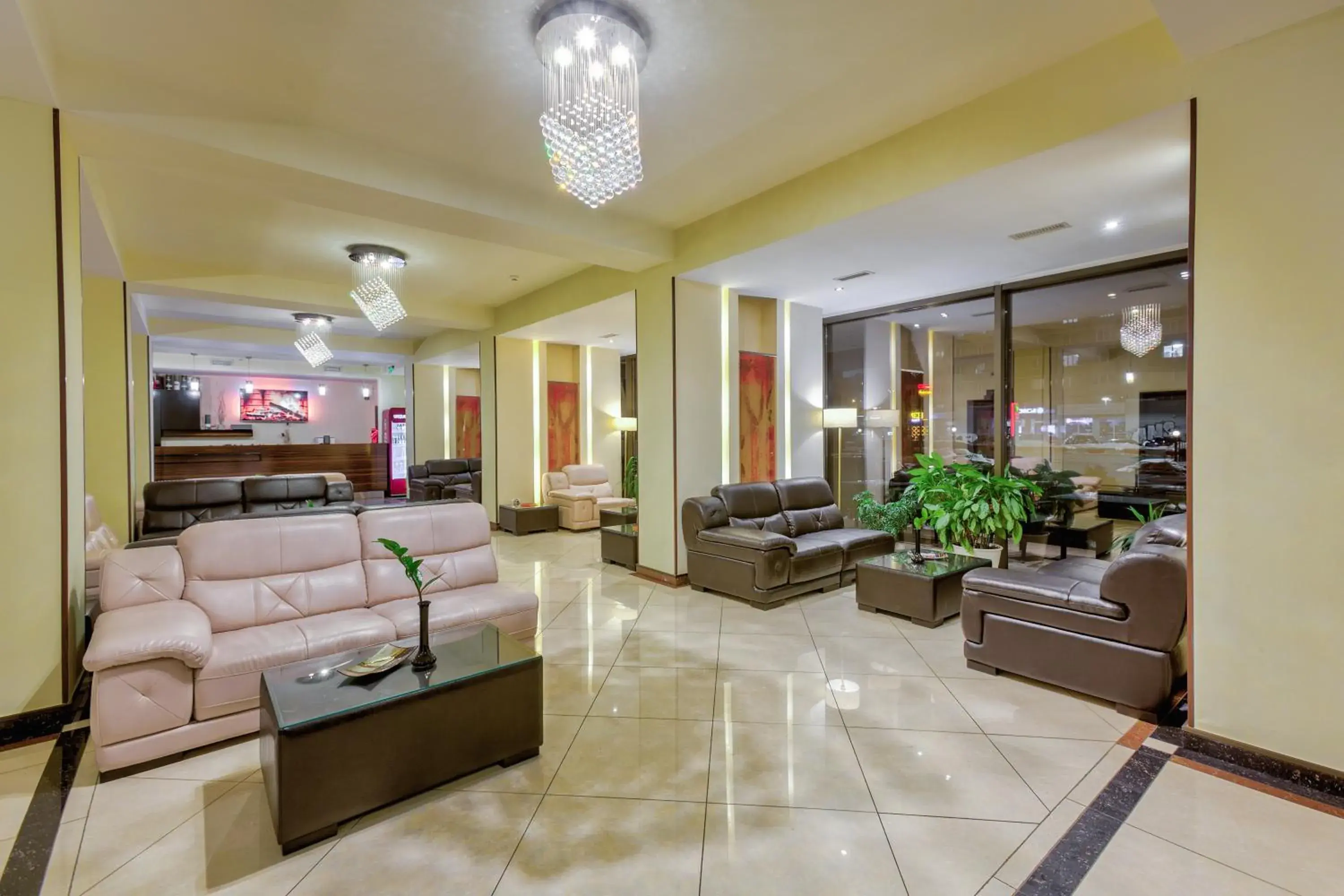 Seating area, Lobby/Reception in Golden Time Hotel