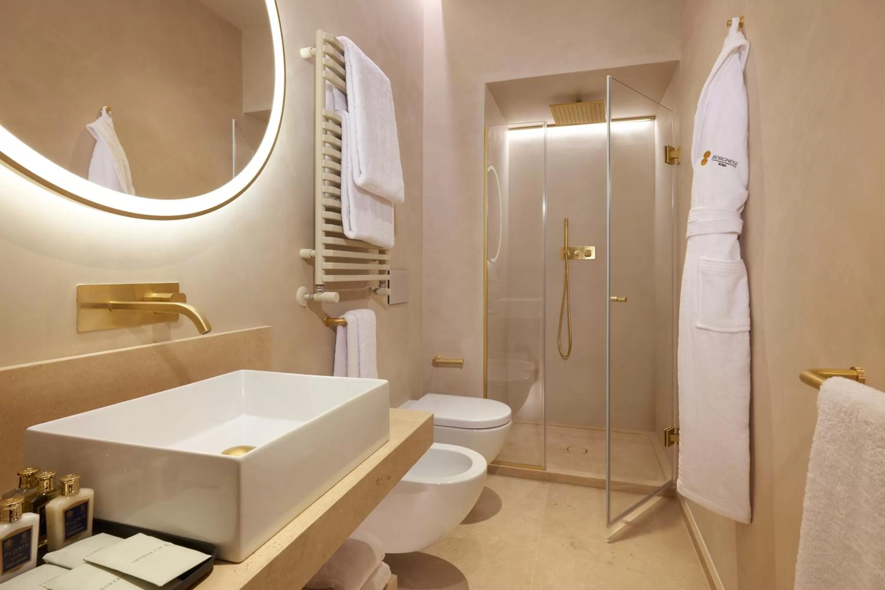 Bathroom in Borghese Contemporary Hotel