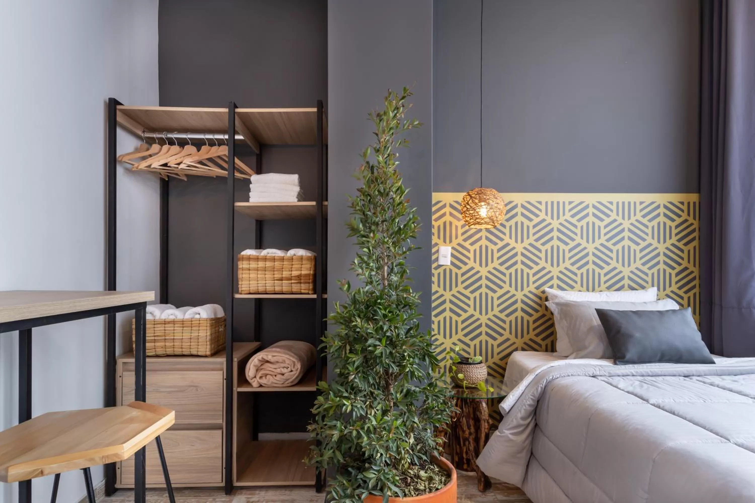 Bed in Hotel Lexum Estadio