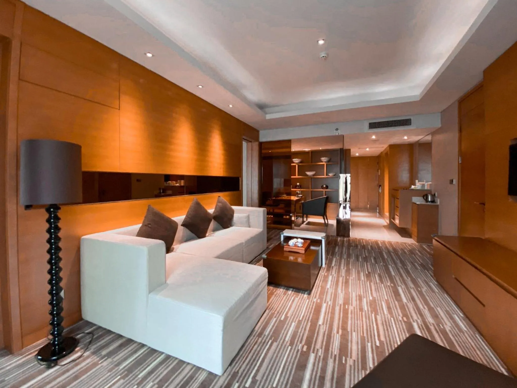 Photo of the whole room in Junluxe Hotel Guangzhou Science City-Free Shuttle Bus Service to Guangzhou Canton Fair