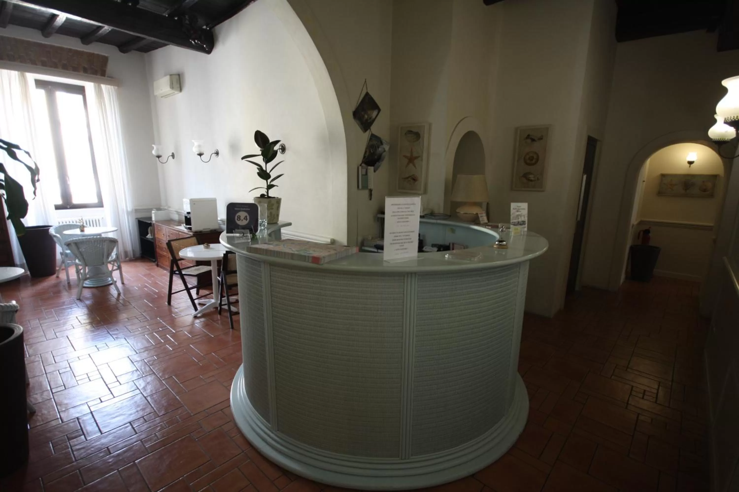 Lobby or reception in Hotel Cherubini